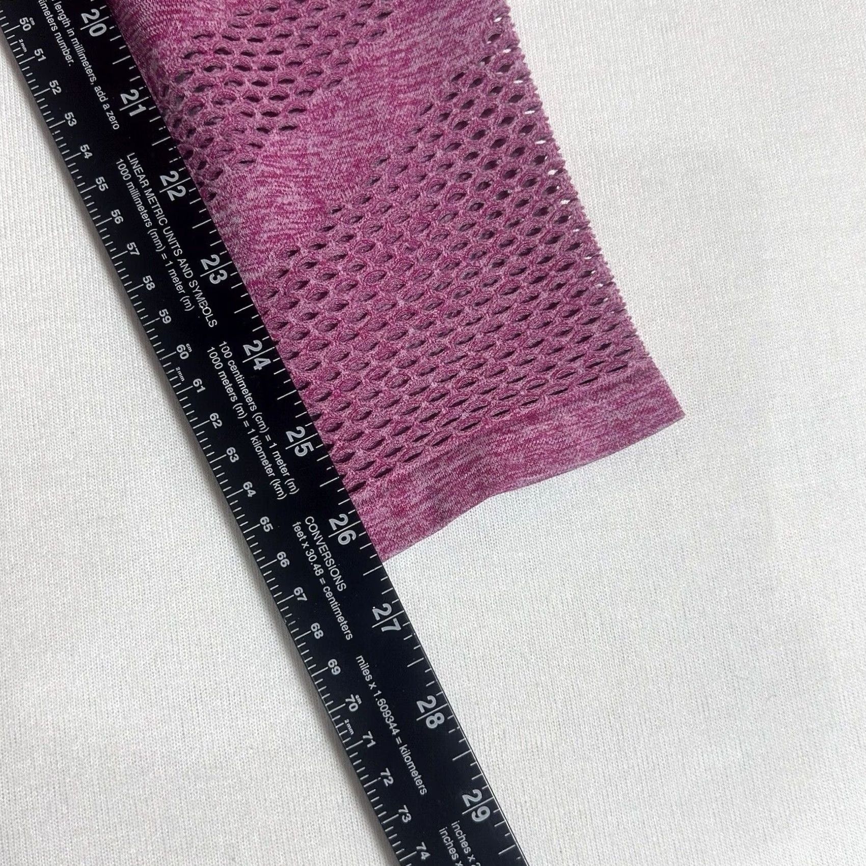 Pinko VINTAGE? Pink Victoria Secret Seamless Leggings Womens M High Waist Athletic Gym Run Size 32" / US 10 / IT 46 - 7 Thumbnail