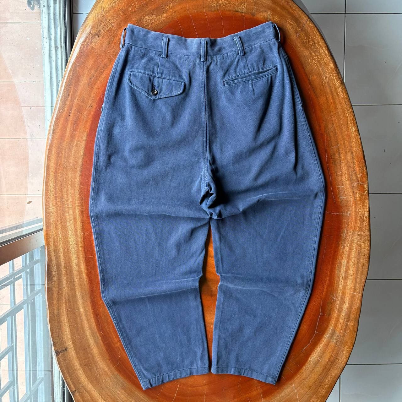 Comme des Garcons Homme Plus Comme Des Garcons Homme Plus Dark Blue Casual Pants Size US 29 - 2 Thumbnail