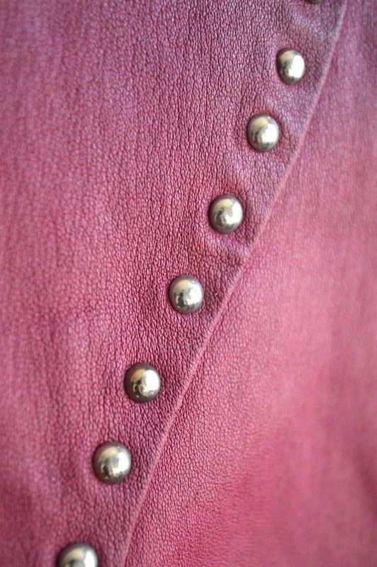 Other DAY Birger et Mikklesen soft leather blouse burgundy Size S / US 4 / IT 40 - 4 Thumbnail