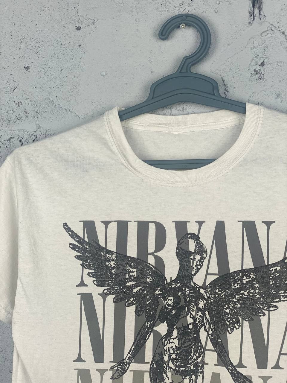 Band Tees × Nirvana Rare T-Shirt Nirvana IN UTERO Print Vintage Style Size US M / EU 48-50 / 2 - 4 Thumbnail