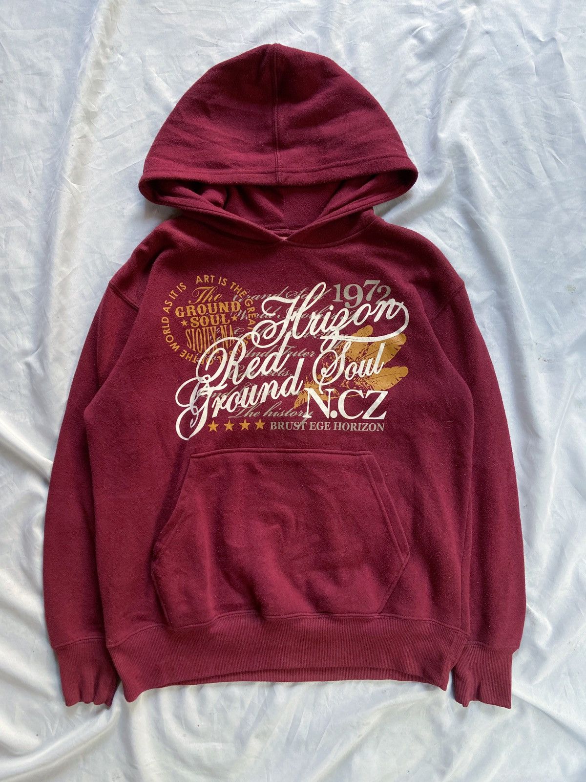 Japanese Brand BEAUMERE GROUND RAGE THE HORIZON HOODIE Size US M / EU 48-50 / 2 - 1 Thumbnail