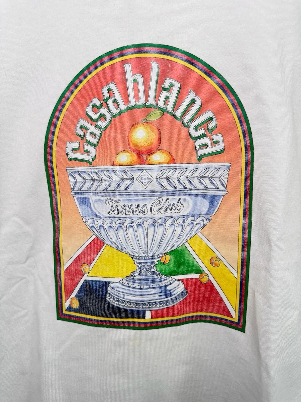 Casablanca Casablanca Tennis Club Oranges T-Shirt SZ XXL Good Condition Size US XXL / EU 58 / 5 - 2 Thumbnail