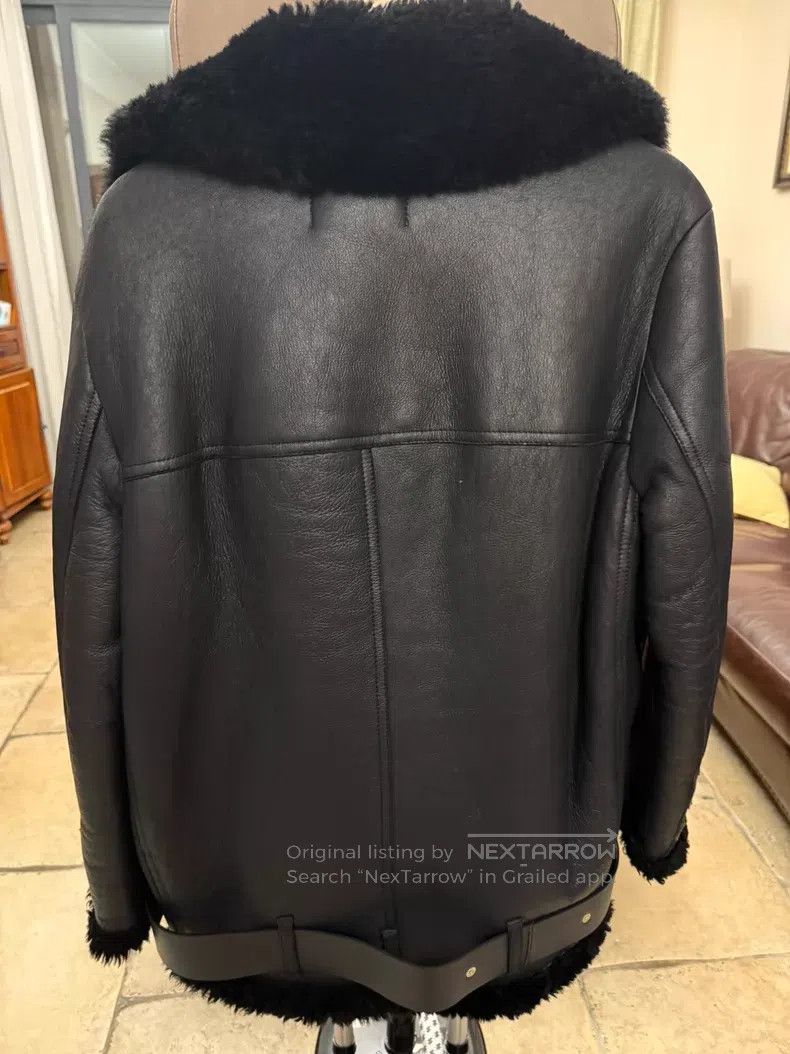Acne Studios Acne Studios Shearling and Leather Combination Jacket, bla Size XS / US 0-2 / IT 36-38 - 2 Thumbnail