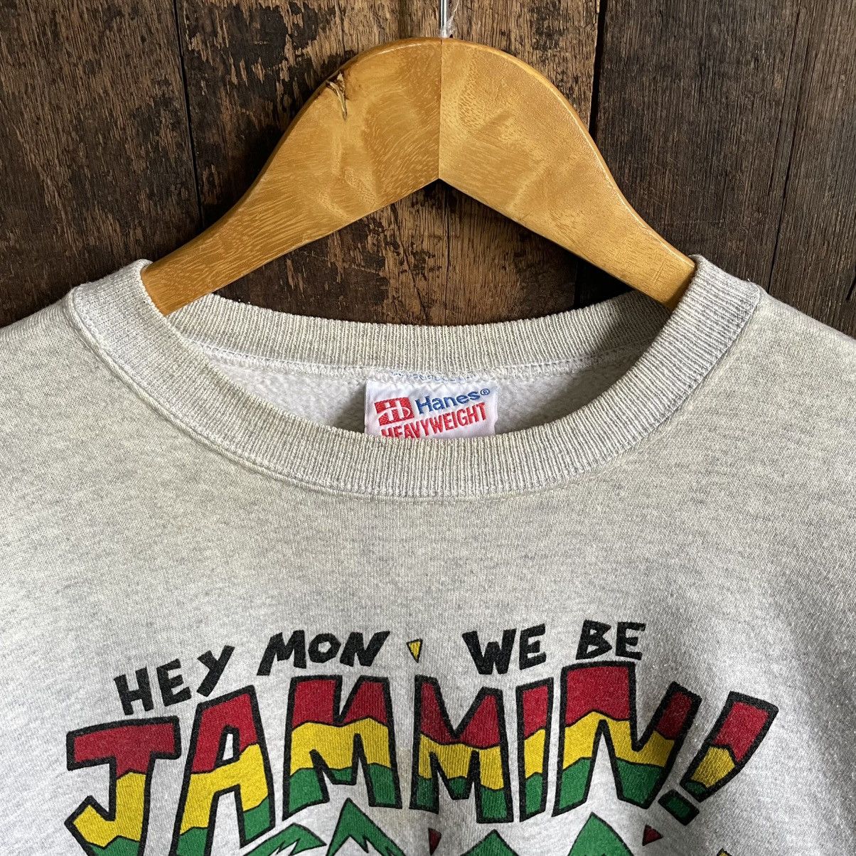 Hanes × Vintage Jammin Crewneck Sweatshirt Size US L / EU 52-54 / 3 - 4 Thumbnail