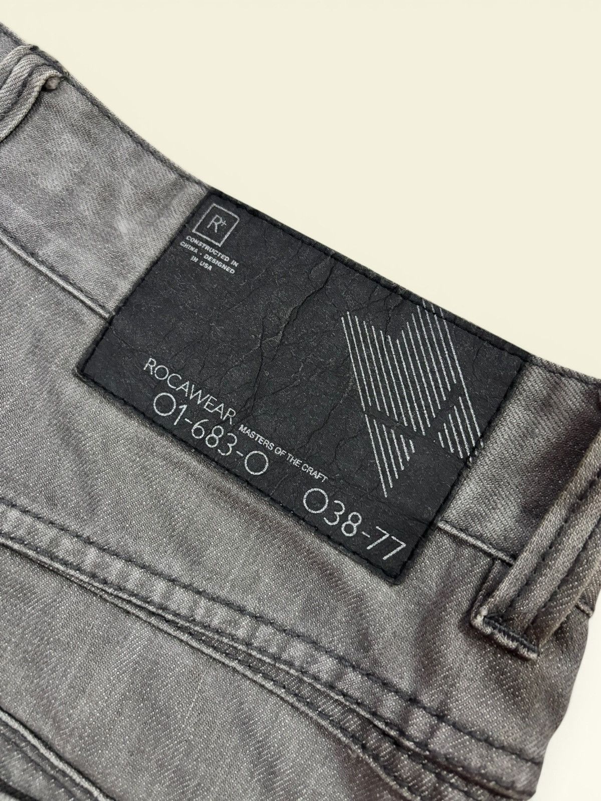 Rocawear Grunge Rocawear Baggy Ultility Dirty Washed Jeans Size US 34 / EU 50 - 13 Thumbnail