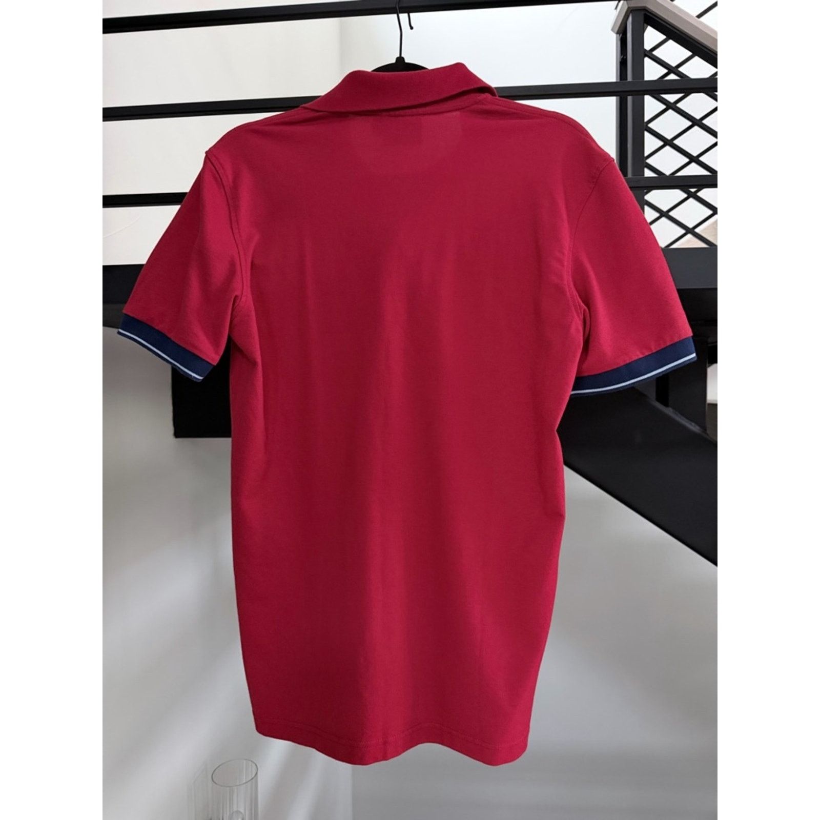 Maceoo Men's Maceo Red Polo Shirt with Navy Pocket and lion 🦁 S Size US S / EU 44-46 / 1 - 8 Thumbnail