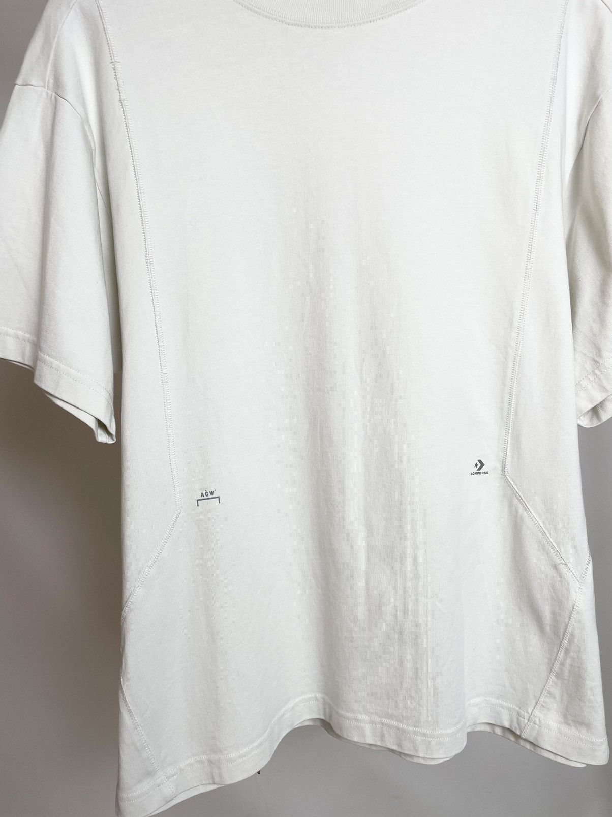 A-COLD-WALL* × Converse Converse x ACW A Cold Wall bone white reflective tee t-shirt Size US S / EU 44-46 / 1 - 2 Thumbnail