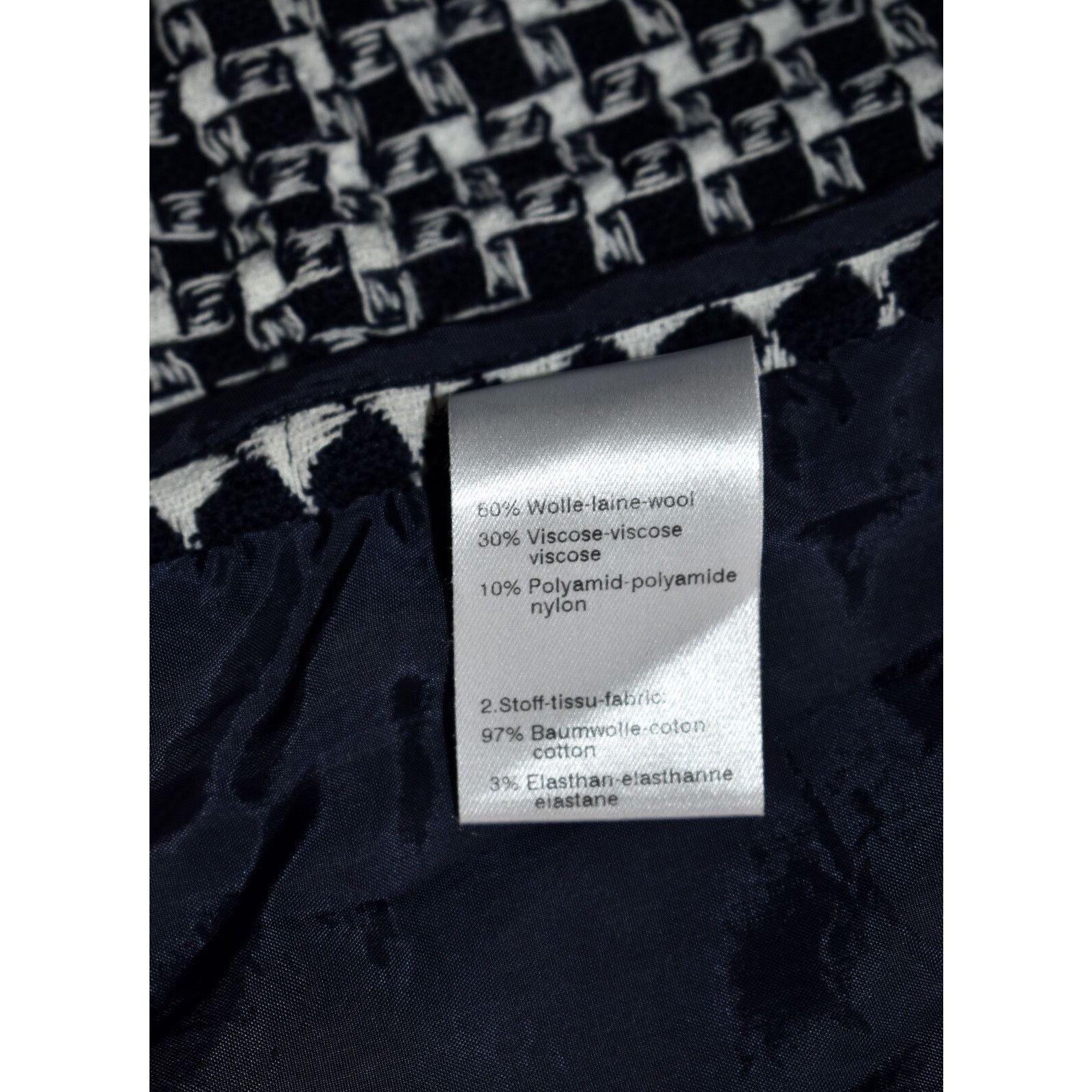 Akris AKRIS PUNTO Black Tweed Zip Snap Front Blazer Jacket Size 14 Size XL / US 12-14 / IT 48-50 - 9 Thumbnail
