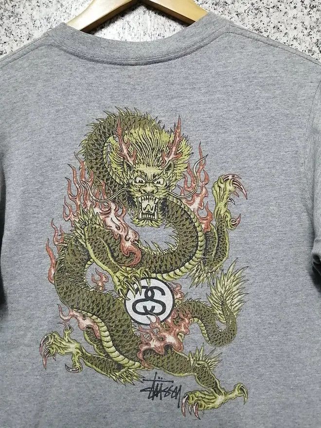 Stussy VINTAGE STUSSY DRAGON VERY RARE Size US S / EU 44-46 / 1 - 4 Thumbnail
