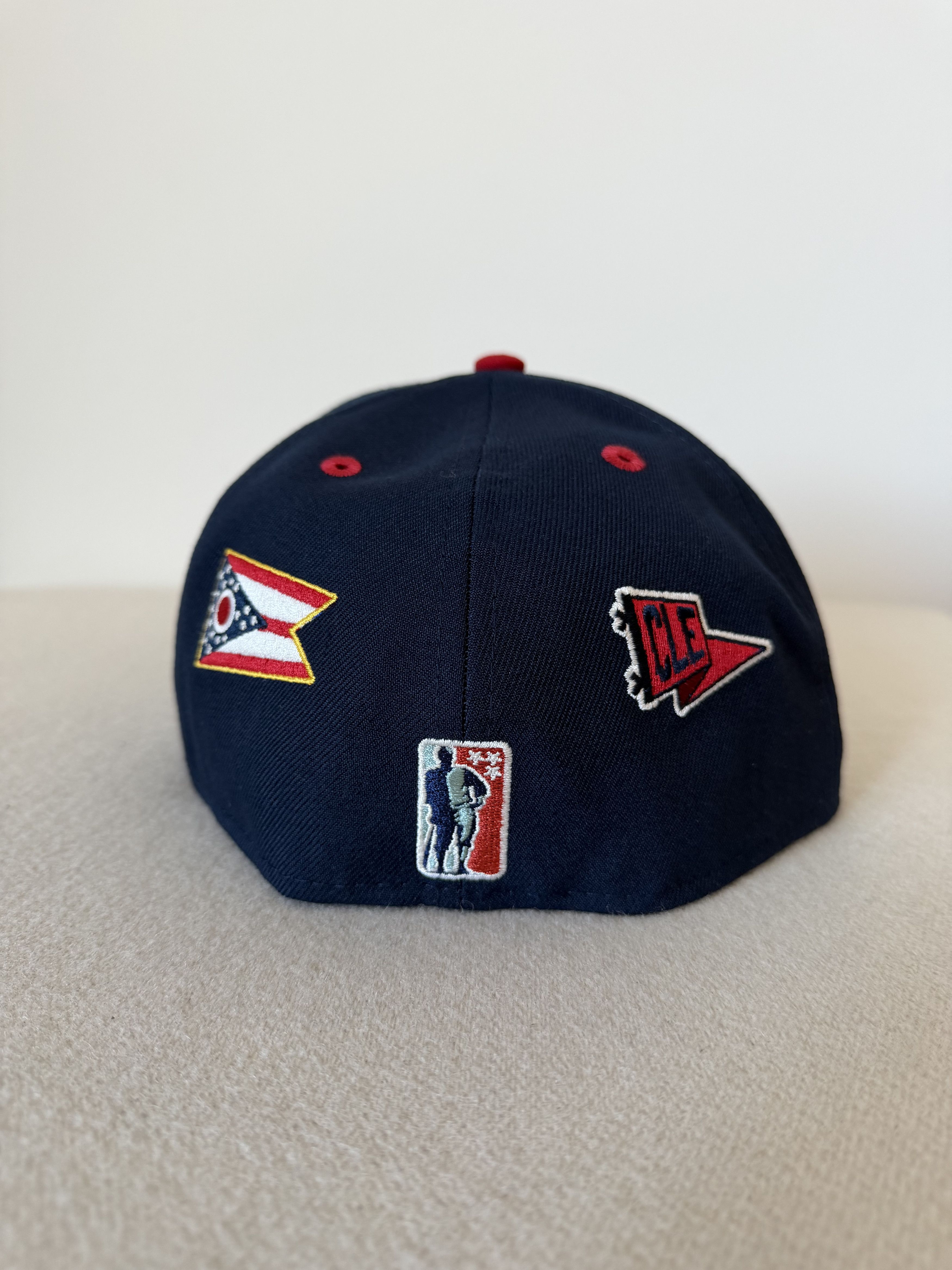 Ebbets Field Flannels 7 1/2 Ebbets Field Flannels Cleveland Buckeys Fitted Hat Size ONE SIZE - 4 Thumbnail