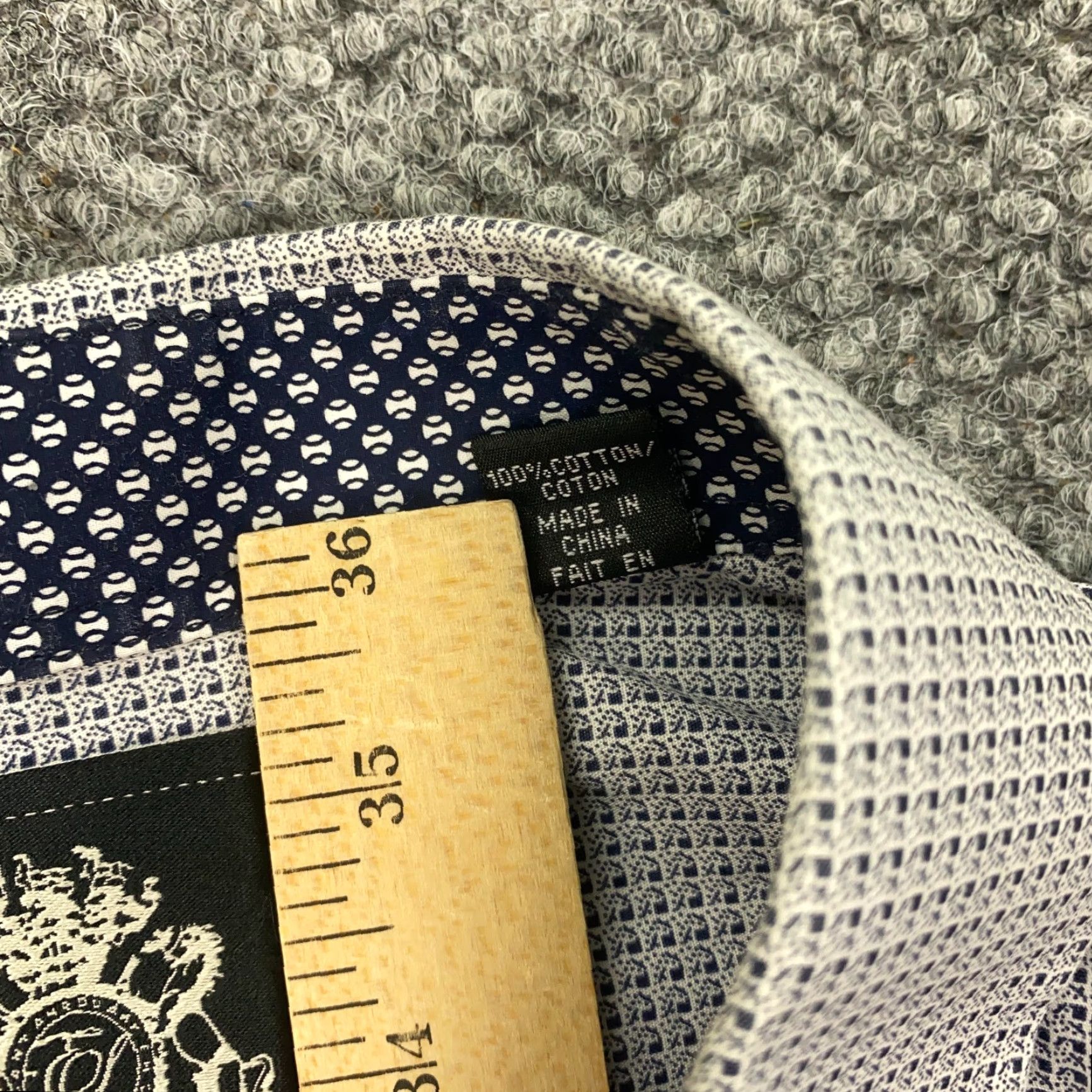 English Laundry English Laundry Shirt Mens Large White/Blue Striped Long Sleeve Button Up Size US L / EU 52-54 / 3 - 7 Thumbnail