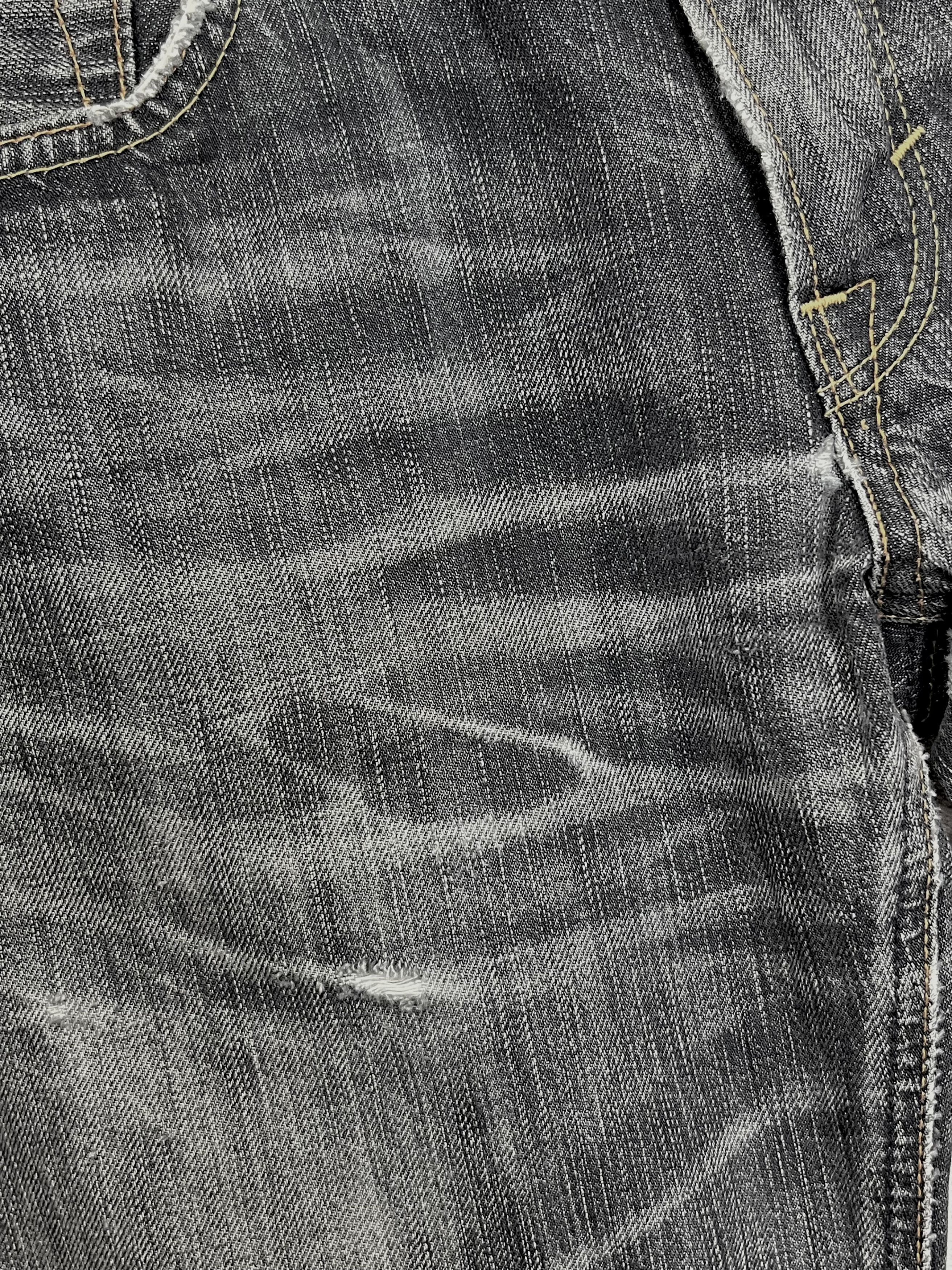 Edwin 🔥GRUNGE EDWIN FLARE Natural Ripped Faded Distressed Denim Size US 30 / EU 46 - 6 Thumbnail