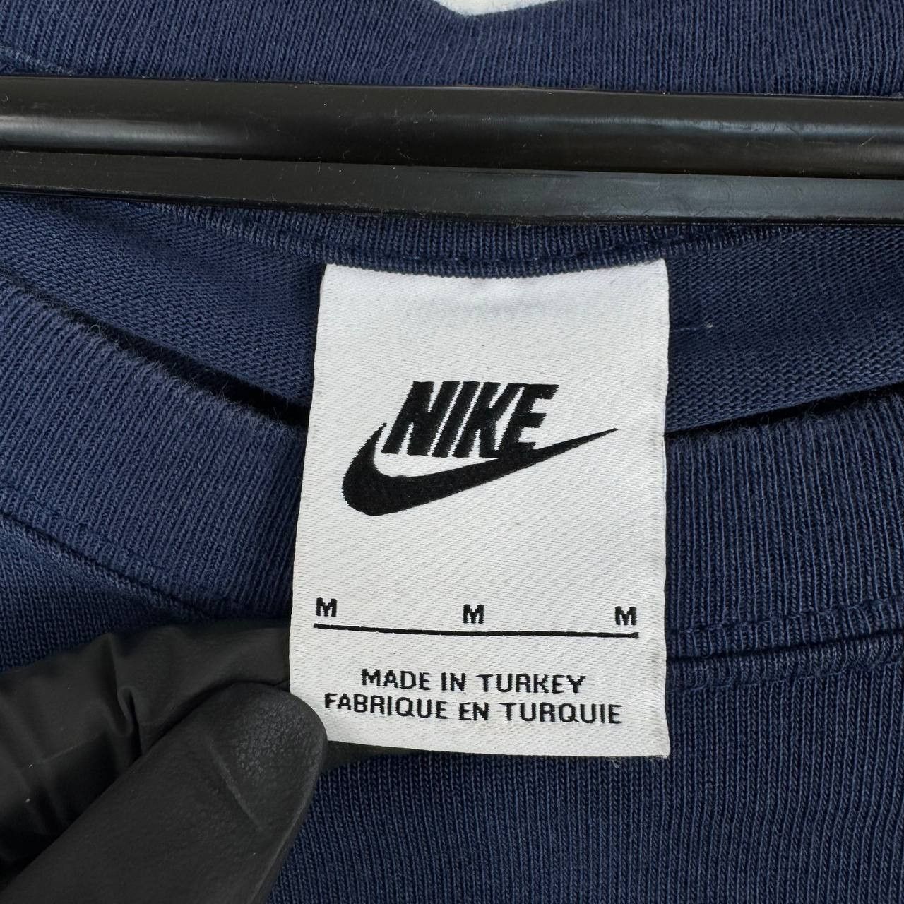 Nike Nike Embroidered Swoosh T-Shirt Blue DV3214-410 Mens Size M Size US M / EU 48-50 / 2 - 3 Thumbnail