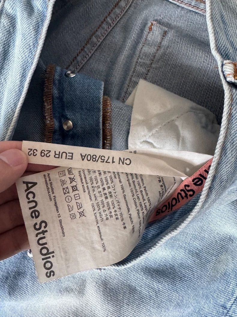 Acne Studios Acne Studios Ice blue jeans Size US 29 - 3 Thumbnail