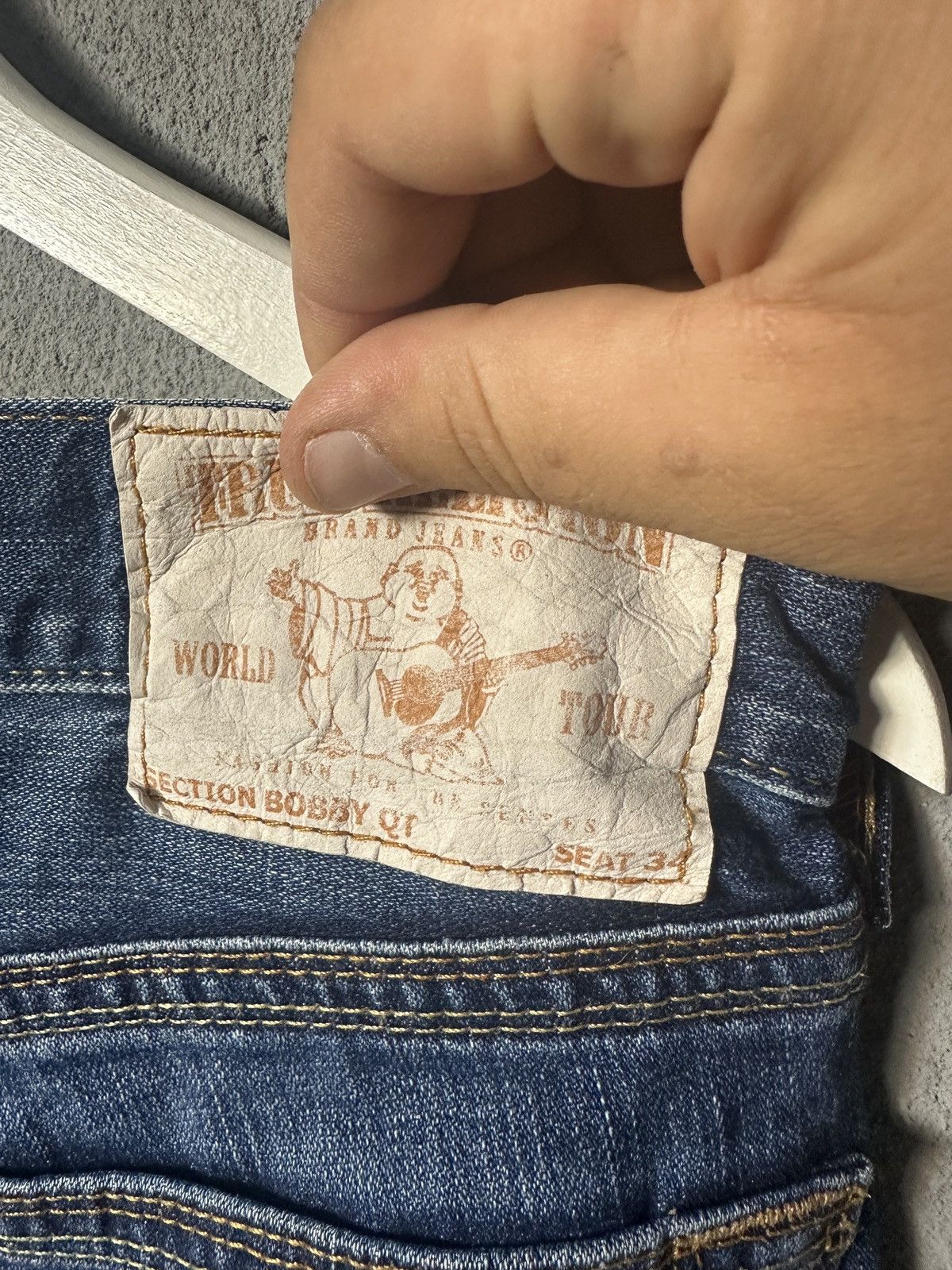 True Religion True Religion Distressed Jeans Size US 33 - 9 Thumbnail