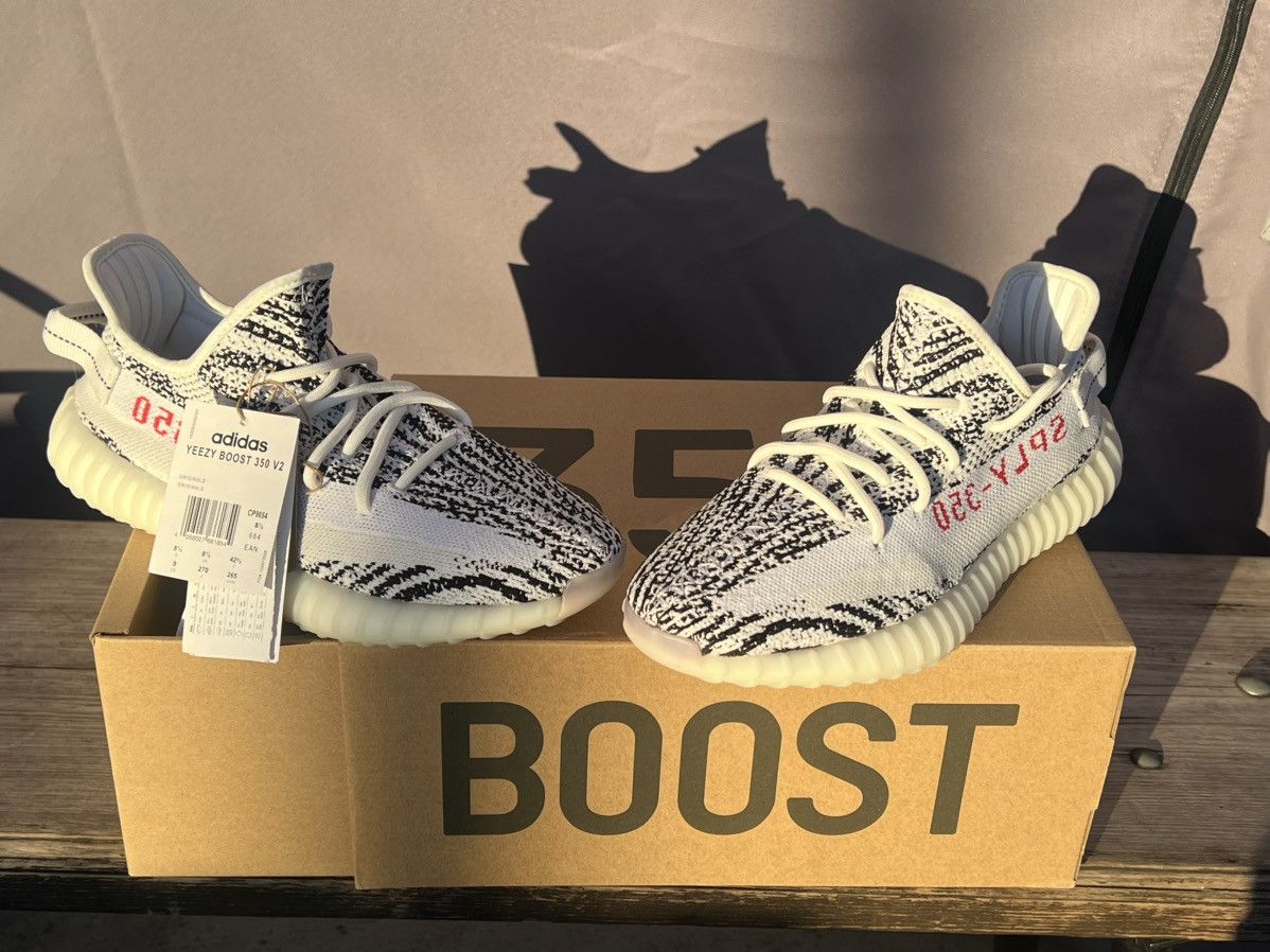 Kanye West Yeezy Sply 350 V2 Zebra 2023 Size US 9 / EU 42 - 14 Thumbnail
