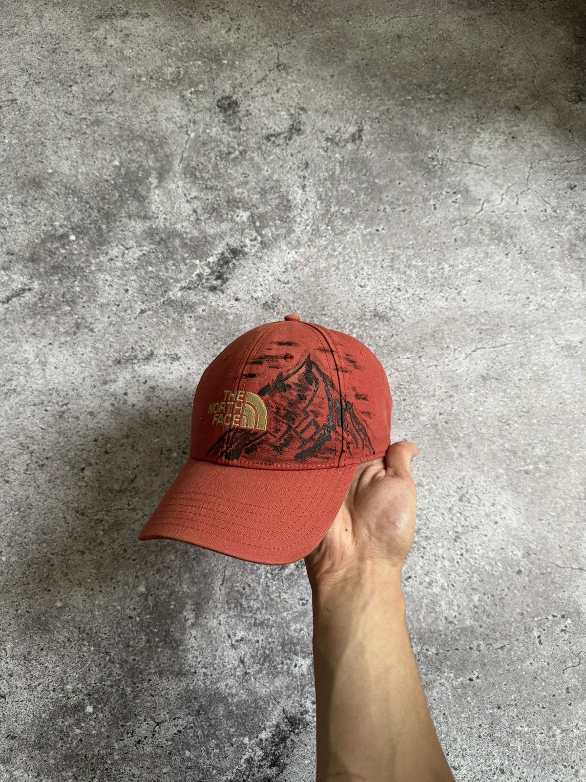 The North Face × Vintage Vintage The North Face handmade mountains cap hats Size ONE SIZE - 2 Thumbnail