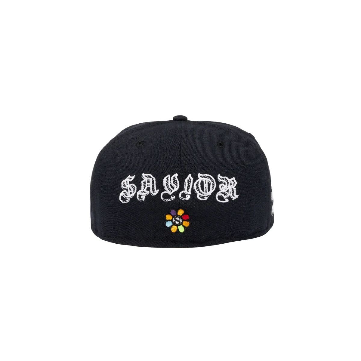 New Era Jae Tip Navy New Era Fitted Hat Uptown Grows Flowers Size ONE SIZE - 3 Thumbnail