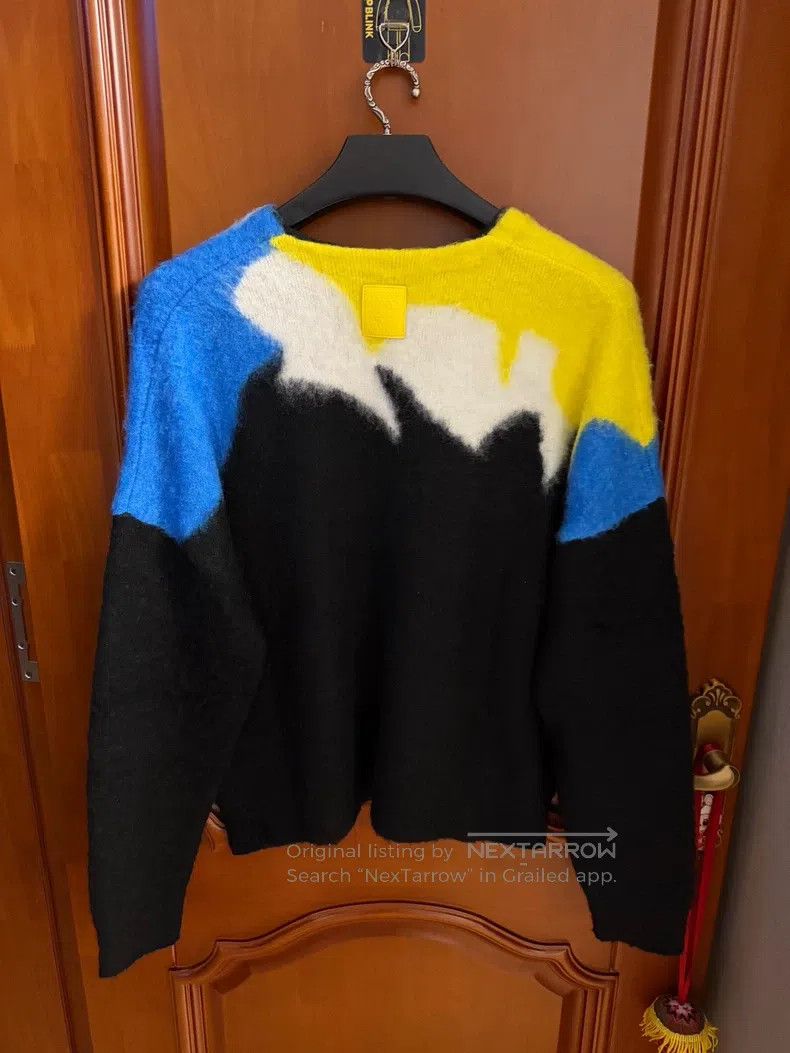 Loewe Loewe Color-Blocked Logo Cardigan Jacket Size L / US 10 / IT 46 - 2 Thumbnail