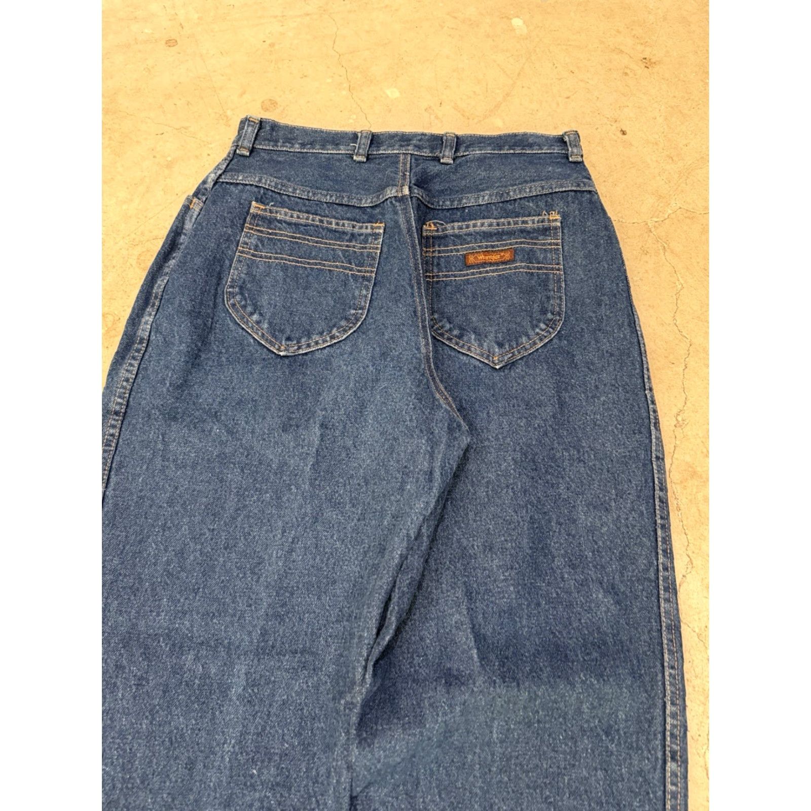 Wrangler VINTAGE Wrangler Womens High Waisted Mom Jeans Misses Size 14 (29x28) Blue Jeans Womens 70s Modern? Size 36" / US 14 / IT 50 - 4 Thumbnail