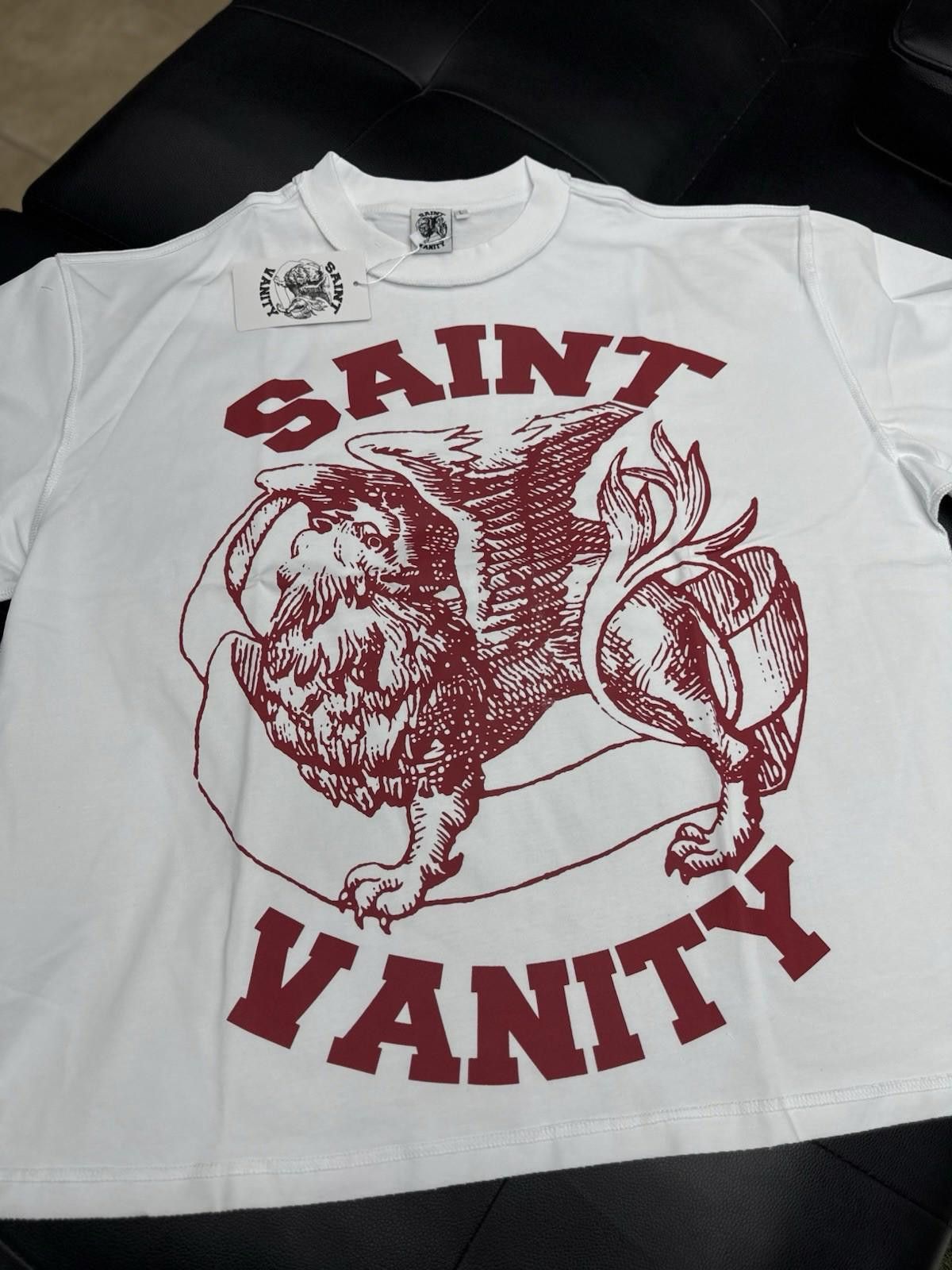 Saint Vanity Size (L) - Saint Vanity T-shirt Red Logo Authentic (NEW) Size US L / EU 52-54 / 3 - 2 Thumbnail