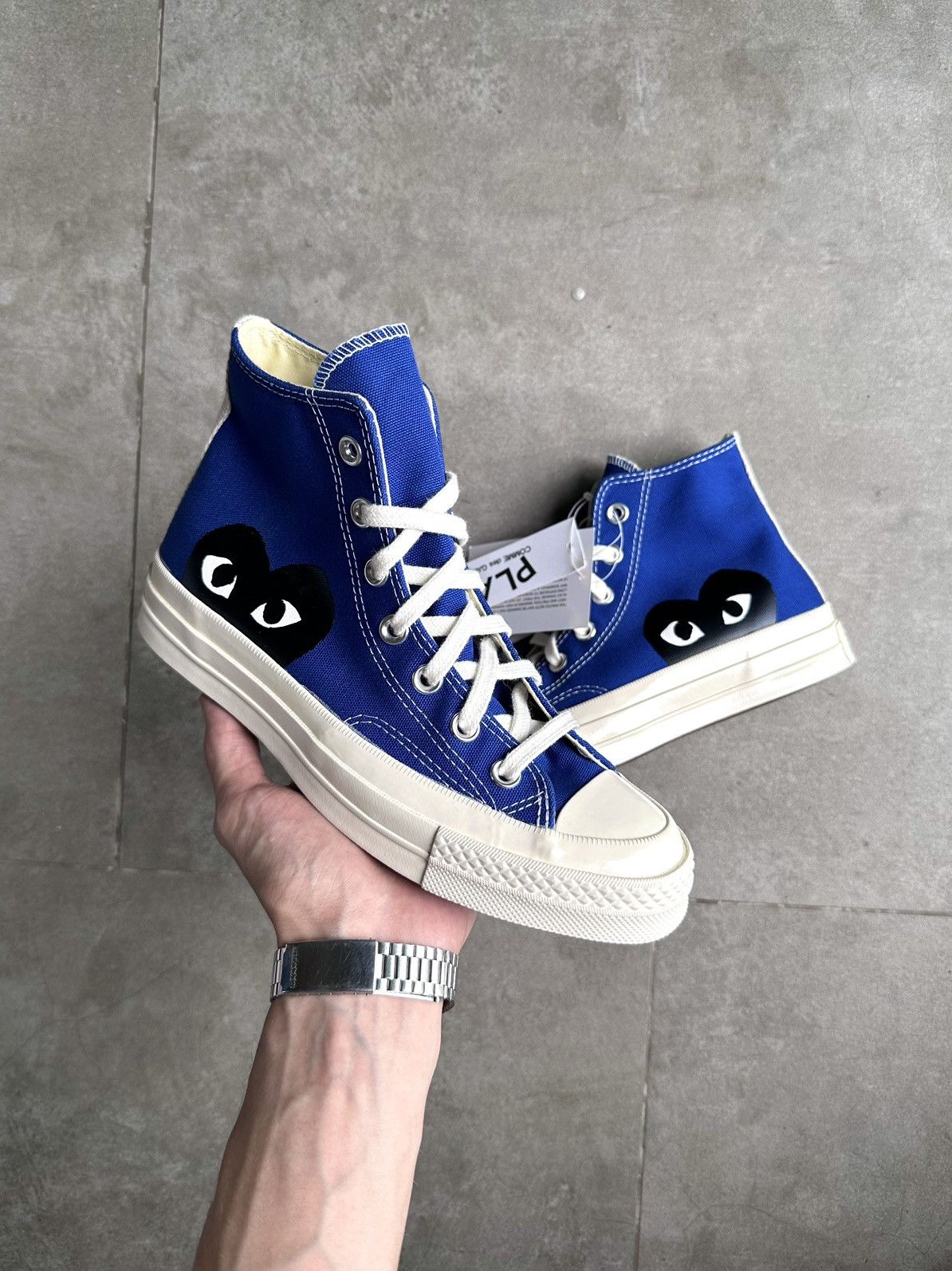 Comme des Garcons PLAY × Converse CDG PLAY x CONVERSE HI CHUCK TAILOR 70 Size US 7 / IT 37 - 1 Thumbnail