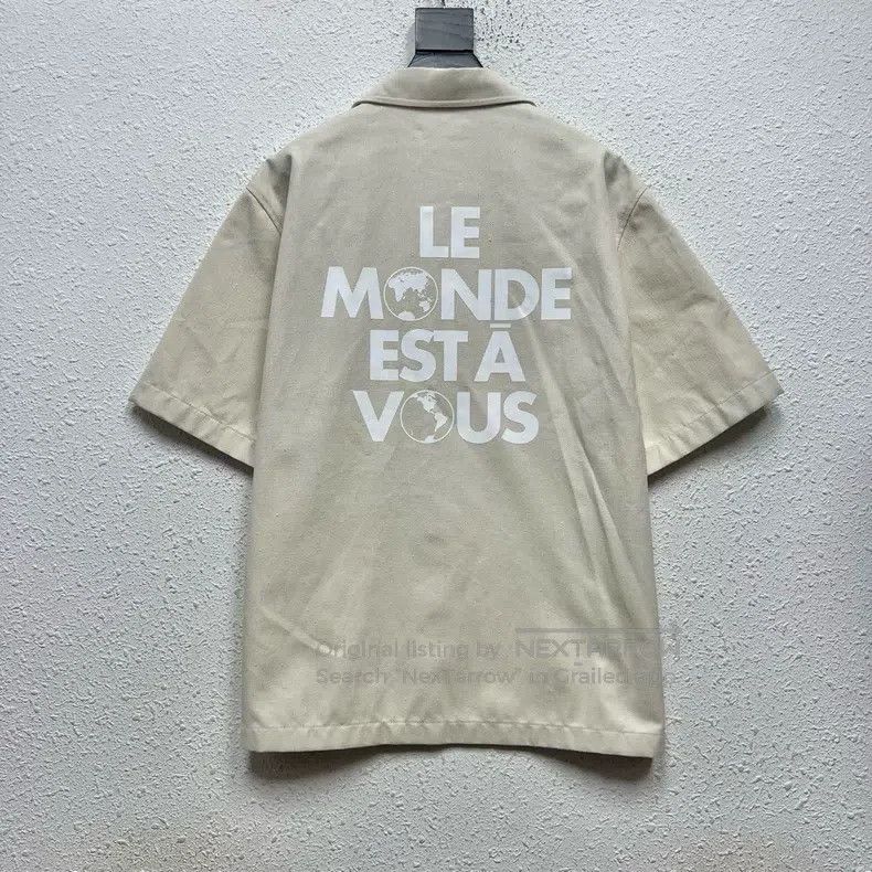Louis Vuitton Louis Vuitton SS25 Mulberry Silk Blended Short Sleeve Shir Size US M / EU 48-50 / 2 - 2 Thumbnail