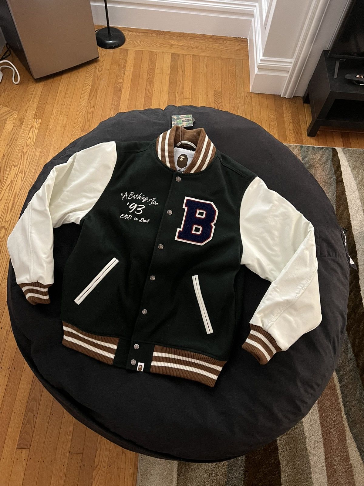 Bape × END. Bape x END. Varsity Jacket FW22 Size US M / EU 48-50 / 2 - 1 Thumbnail