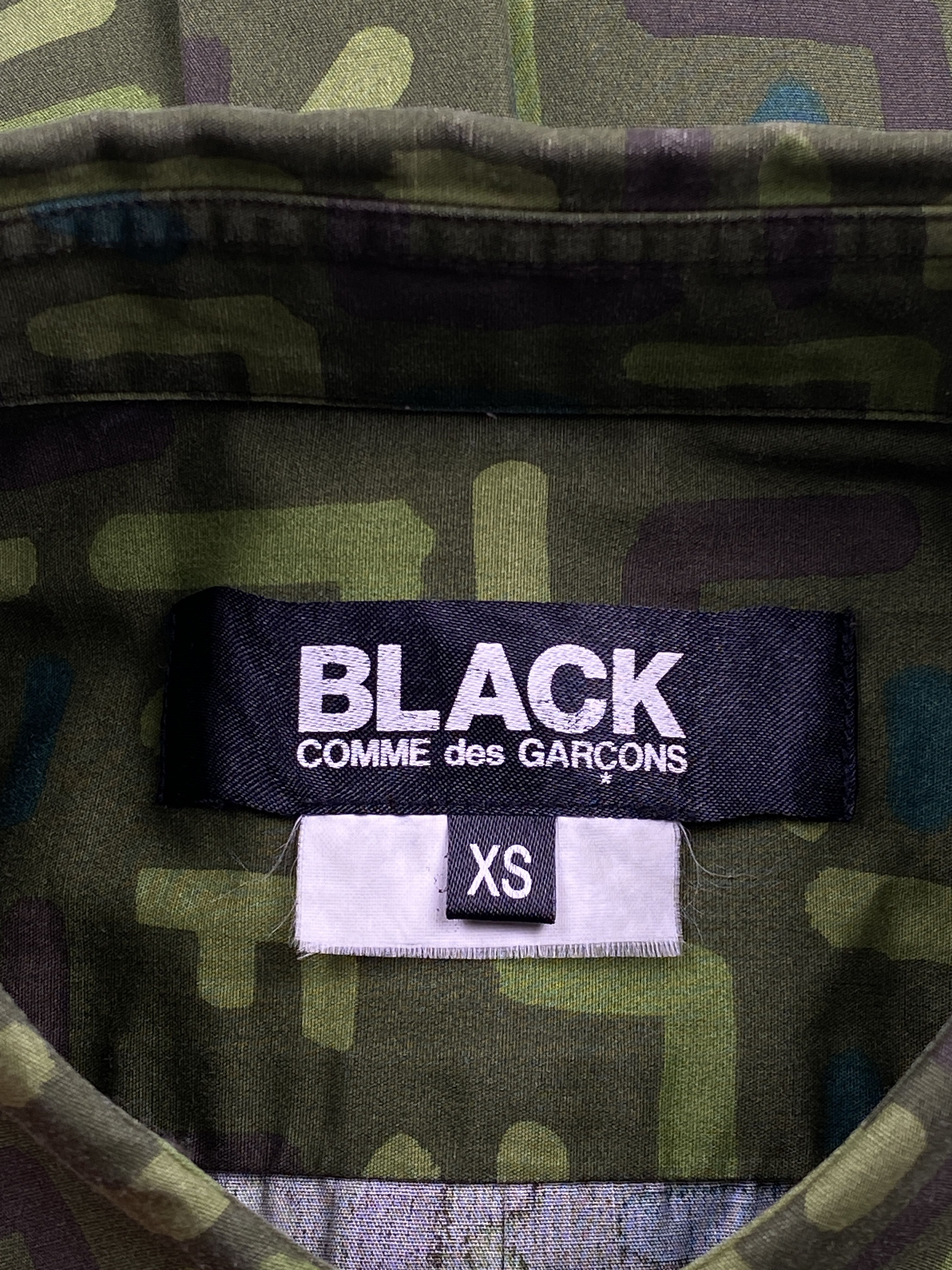 Comme des Garcons Black AD2014 Geometric Print Long Sleeves Shirt Size US XS / EU 42 / 0 - 14 Thumbnail