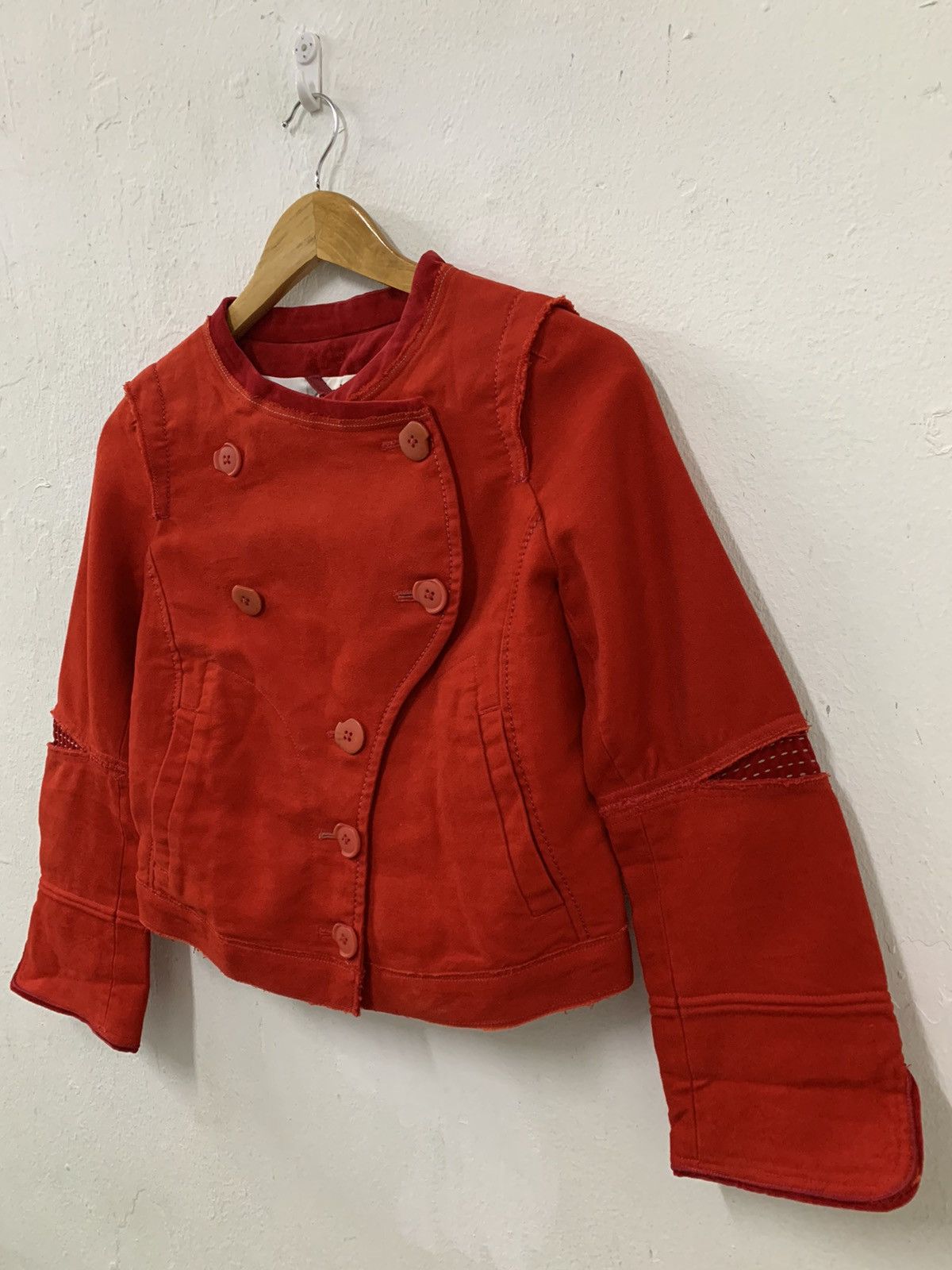 Marithe + Francois Girbaud Marithe Francois Girbaud Short Jacket Coat Size S / US 4 / IT 40 - 4 Thumbnail