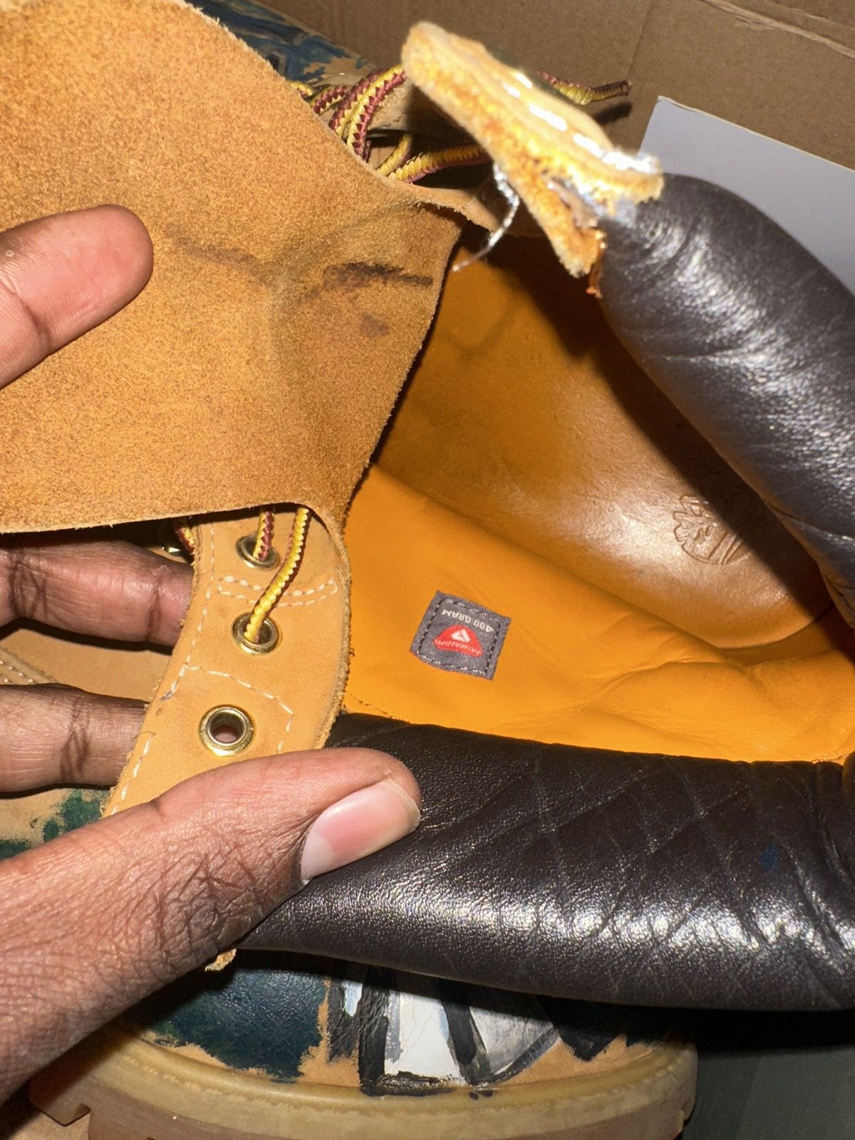 Timberland Hand painted boots Size US 12 / EU 45 - 9 Thumbnail