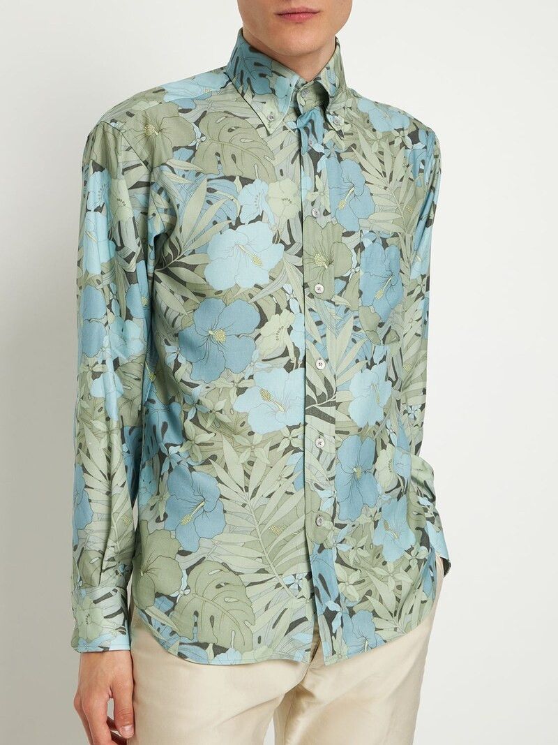 Tom Ford o1y0425 Patterned Shirt in Multicolor Size US L / EU 52-54 / 3 - 5 Thumbnail