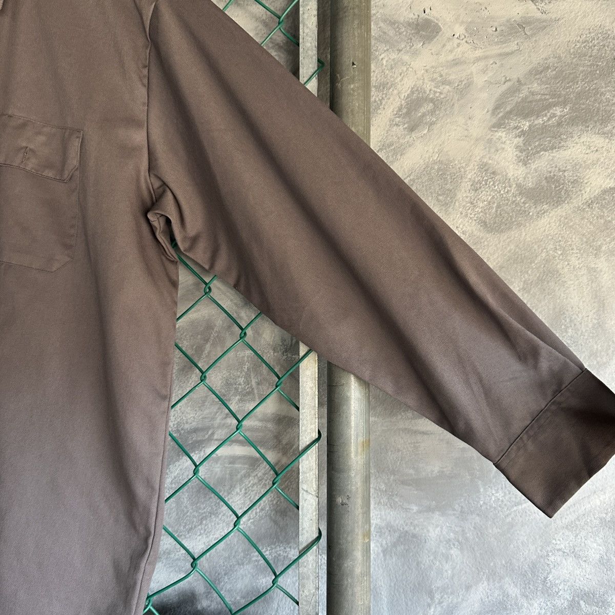 Dickies Dickies Button Up Shirt Mens XL Gray Workwear Mechanic Size US XL / EU 56 / 4 - 6 Thumbnail