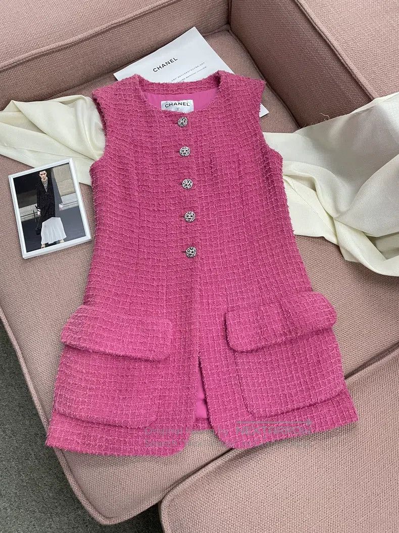 Chanel Chanel 22S popular rose pink vest jacket Size XS / US 0-2 / IT 36-38 - 1 Thumbnail