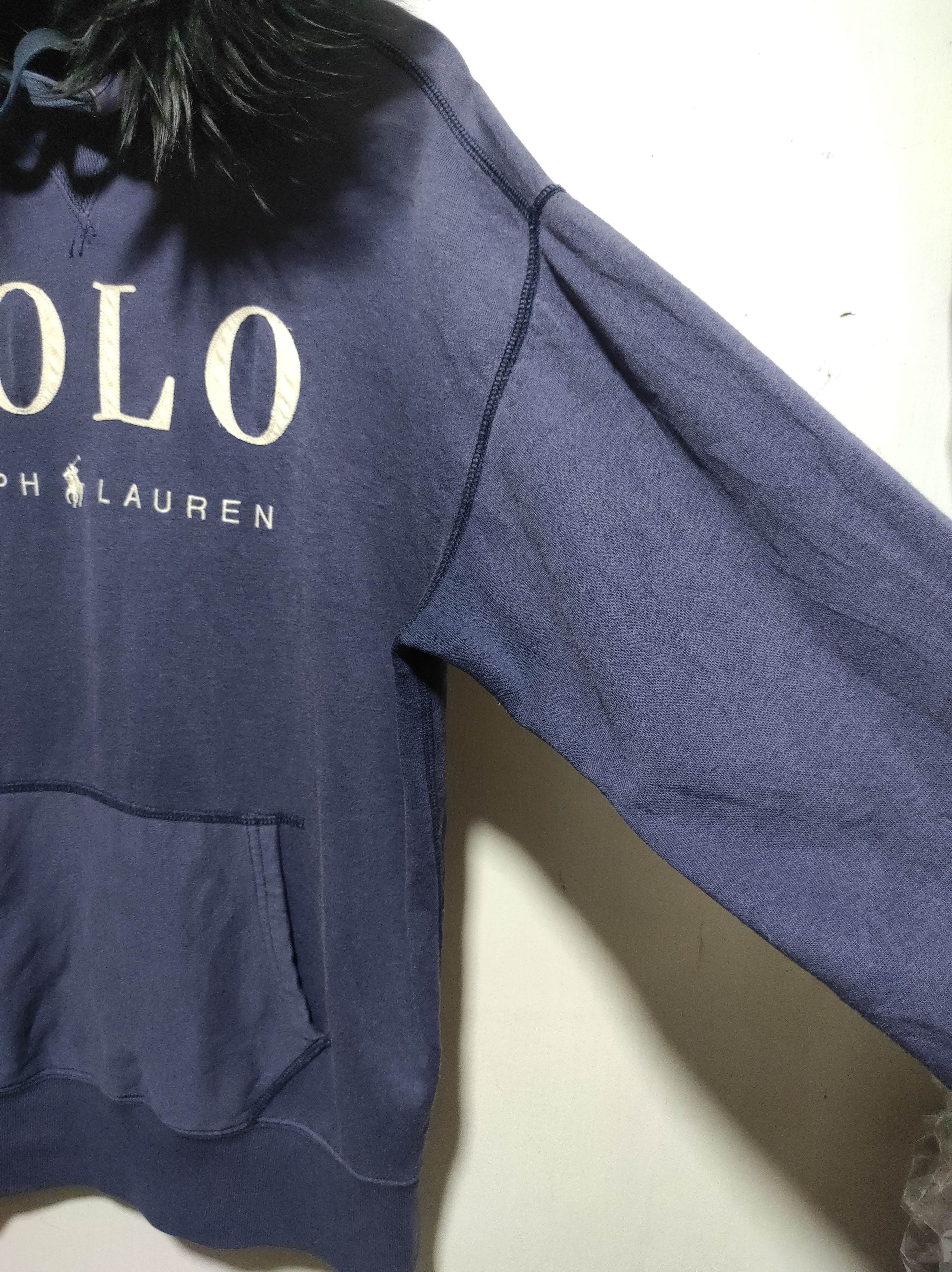 If Six Was Nine Polo Ralph Lauren navy faded Fur Hoodie Lgb Style Size US M / EU 48-50 / 2 - 6 Thumbnail