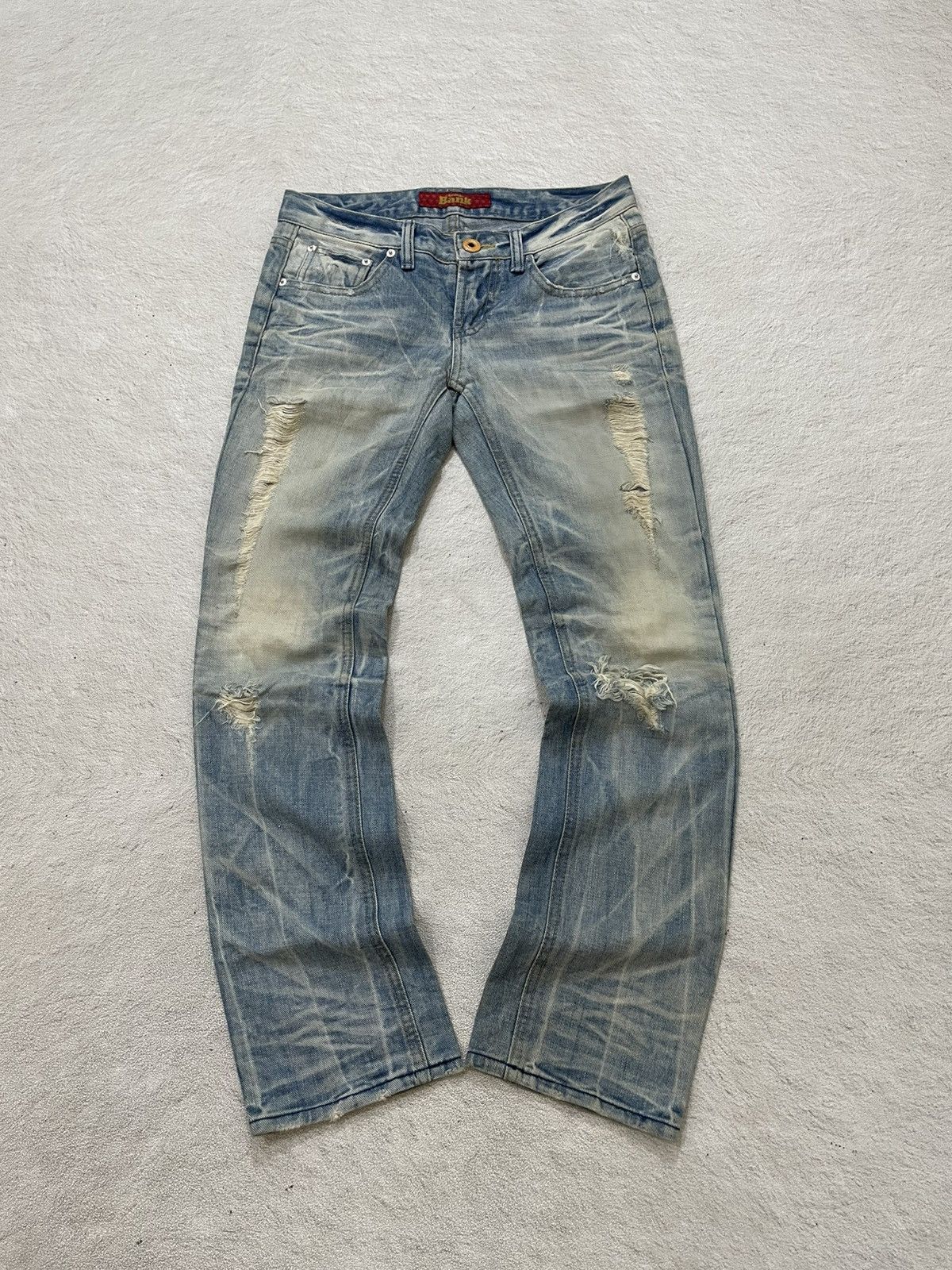 Japanese Brand 00s Diesel Distressed Denim Ripped Jeans Wash Hysteric Ifsix Size US 30 / EU 46 - 1 Thumbnail
