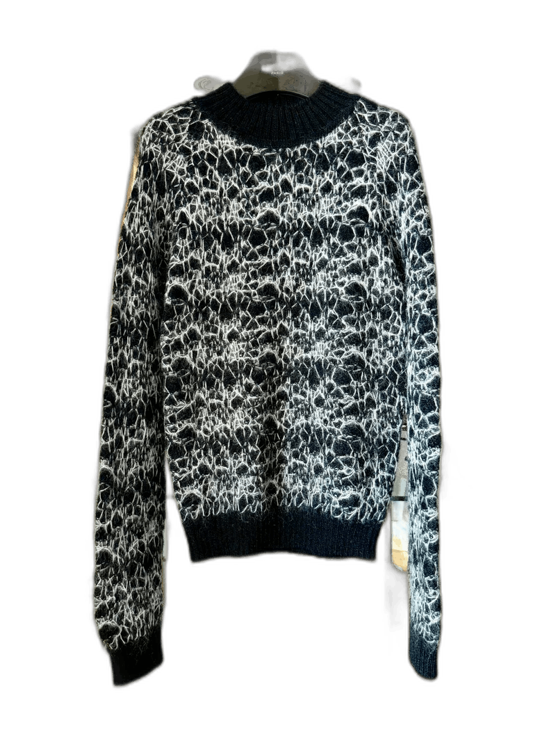 Saint Laurent Paris saint laurent 20fw black white sweater Size US S / EU 44-46 / 1 - 1 Thumbnail