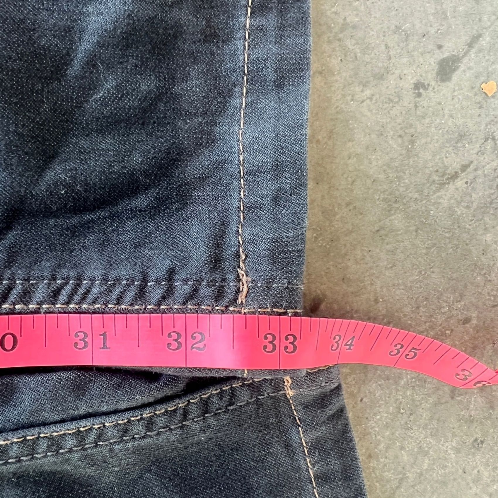 Athleta VINTAGE Athleta Jeans Black Mid Rise Denim Straight Leg 5-Pocket Womens Size 8 Tall Size 30" / US 8 / IT 44 - 4 Thumbnail