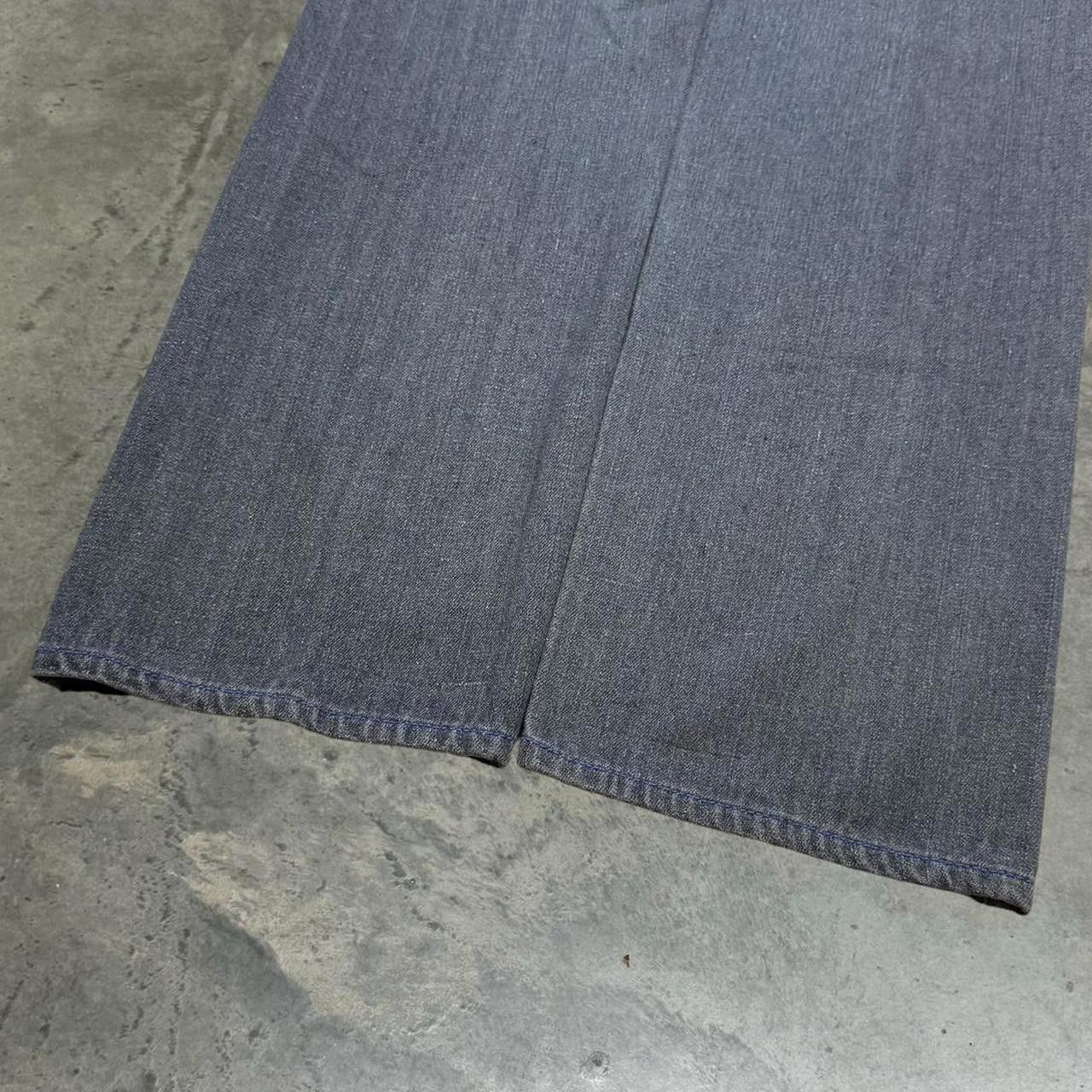 Japanese Brand × Vintage Vintage Y2K Urban Label Embroidered Baggy Wide Leg Jeans Size US 32 / EU 48 - 3 Thumbnail