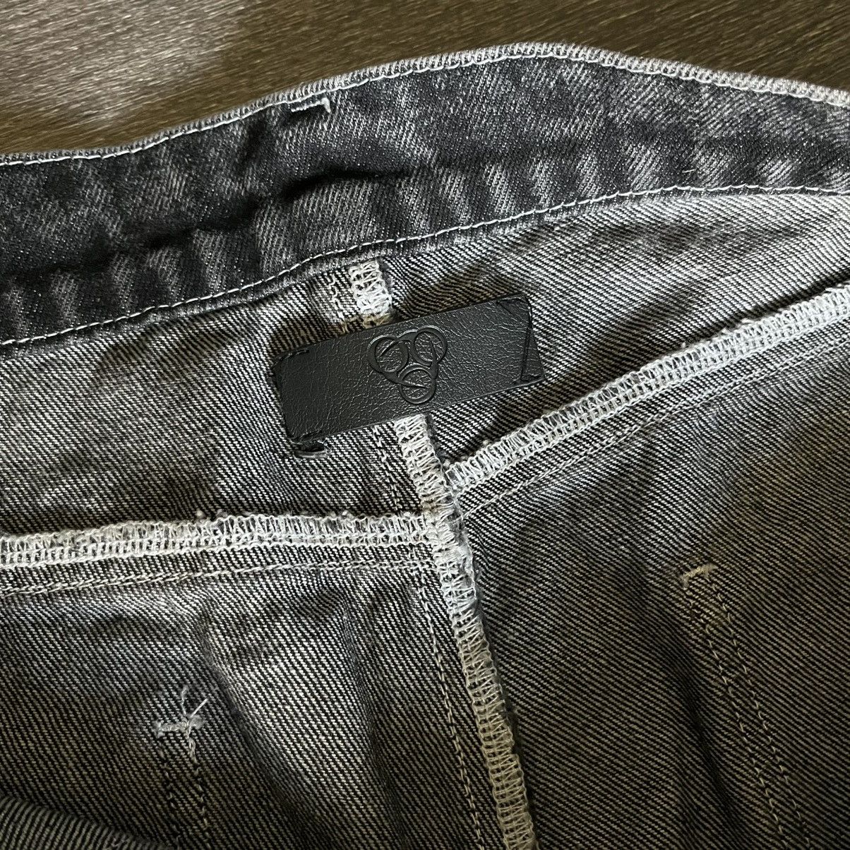 Japanese Brand Jason Demaci Thorn Distressed Scratch Denim Jeans Size 32 Size US 32 / EU 48 - 9 Thumbnail