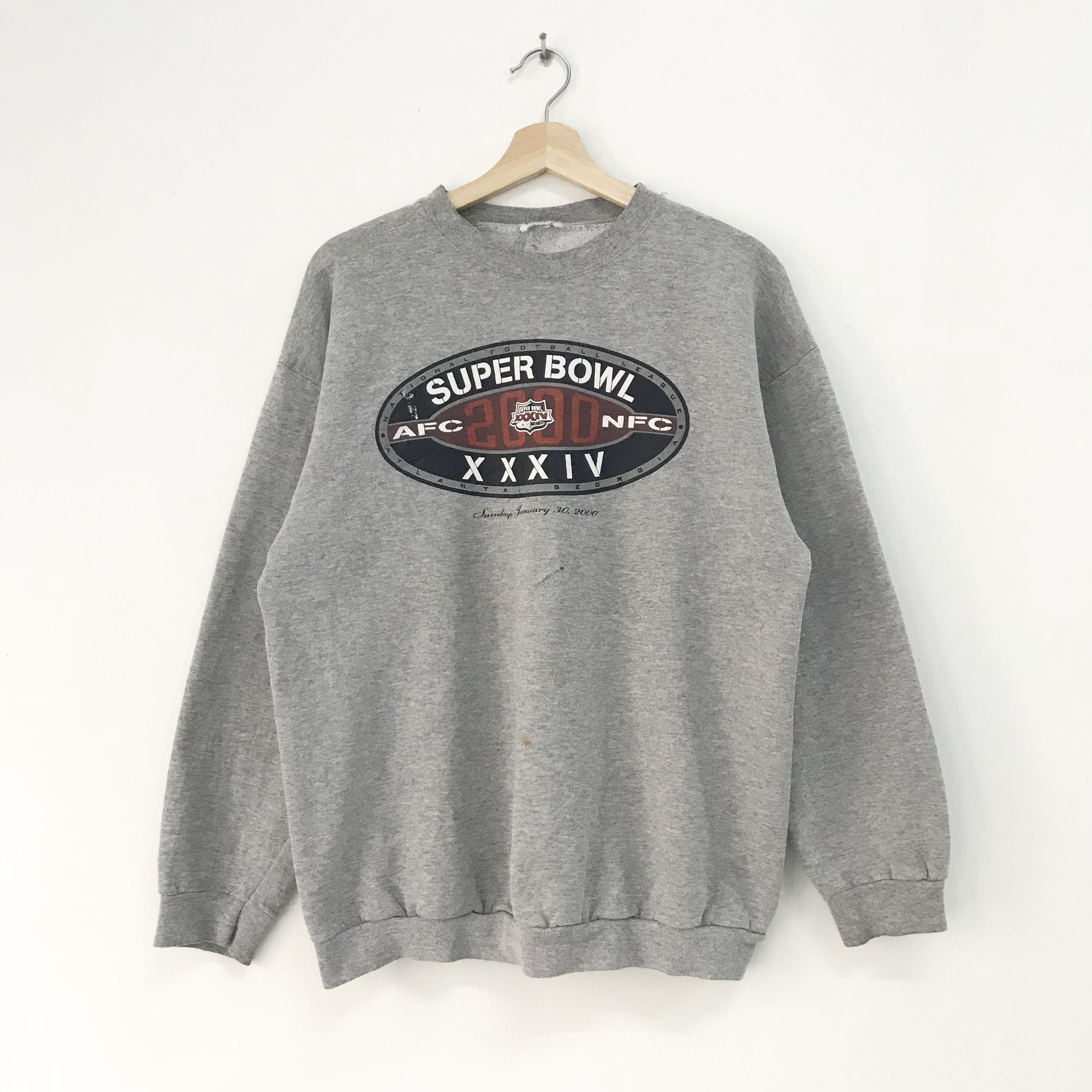 Vintage Vintage Super Bowl Sweatshirt - 159 Size US L / EU 52-54 / 3 - 1 Thumbnail