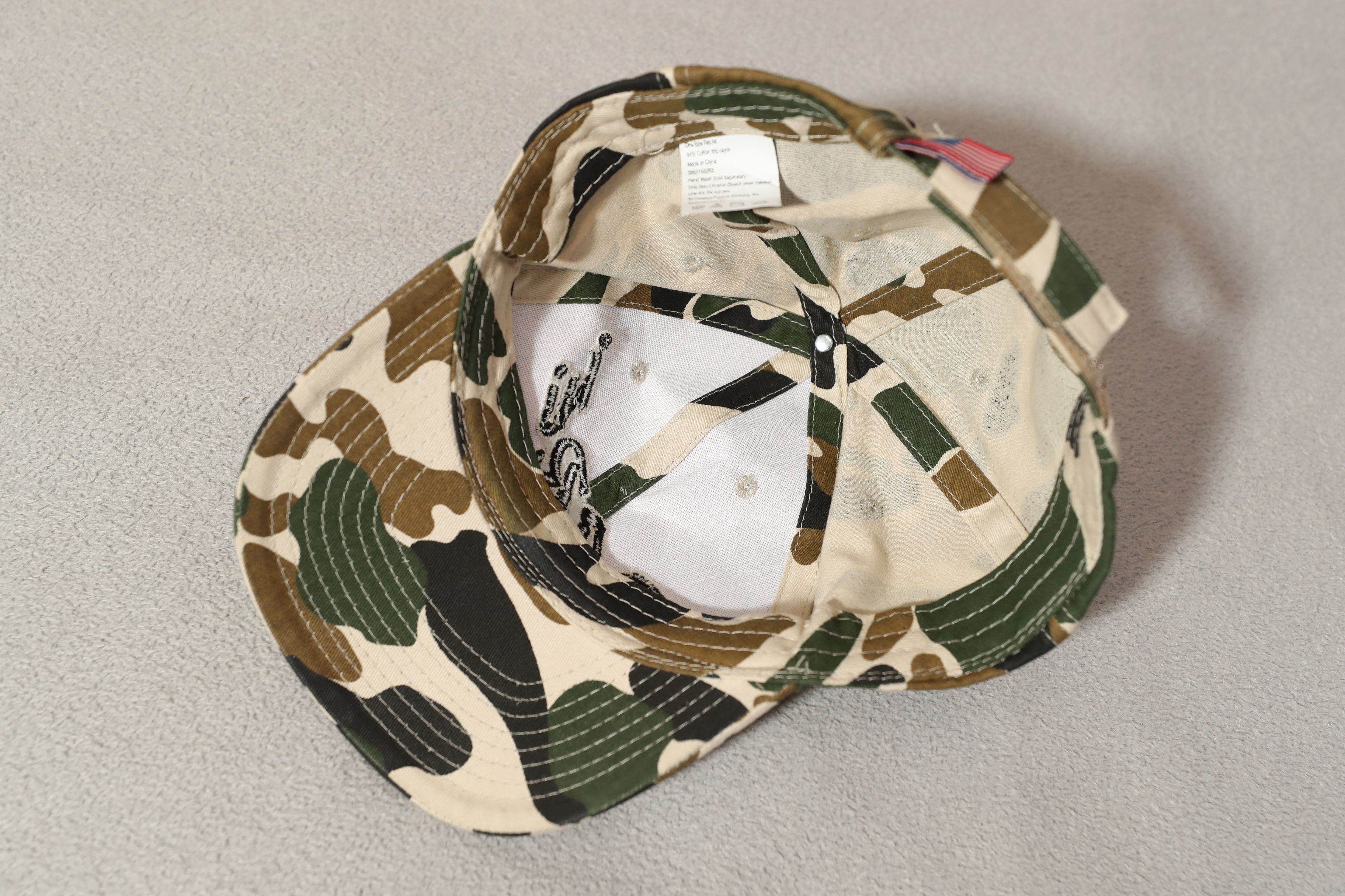 D.A.R.E Vintage Camo DARE Hat (OS) Size ONE SIZE - 6 Thumbnail
