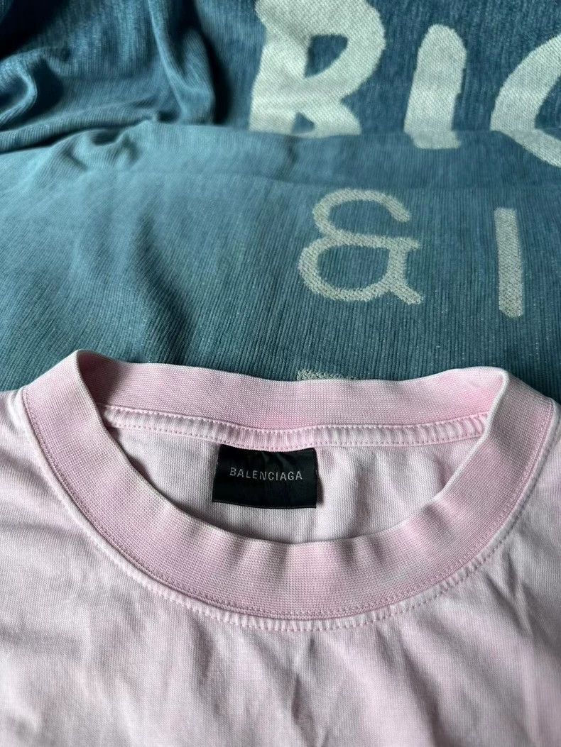 Balenciaga Balenciaga Pink Graffiti Short Sleeve Size US M / EU 48-50 / 2 - 3 Thumbnail