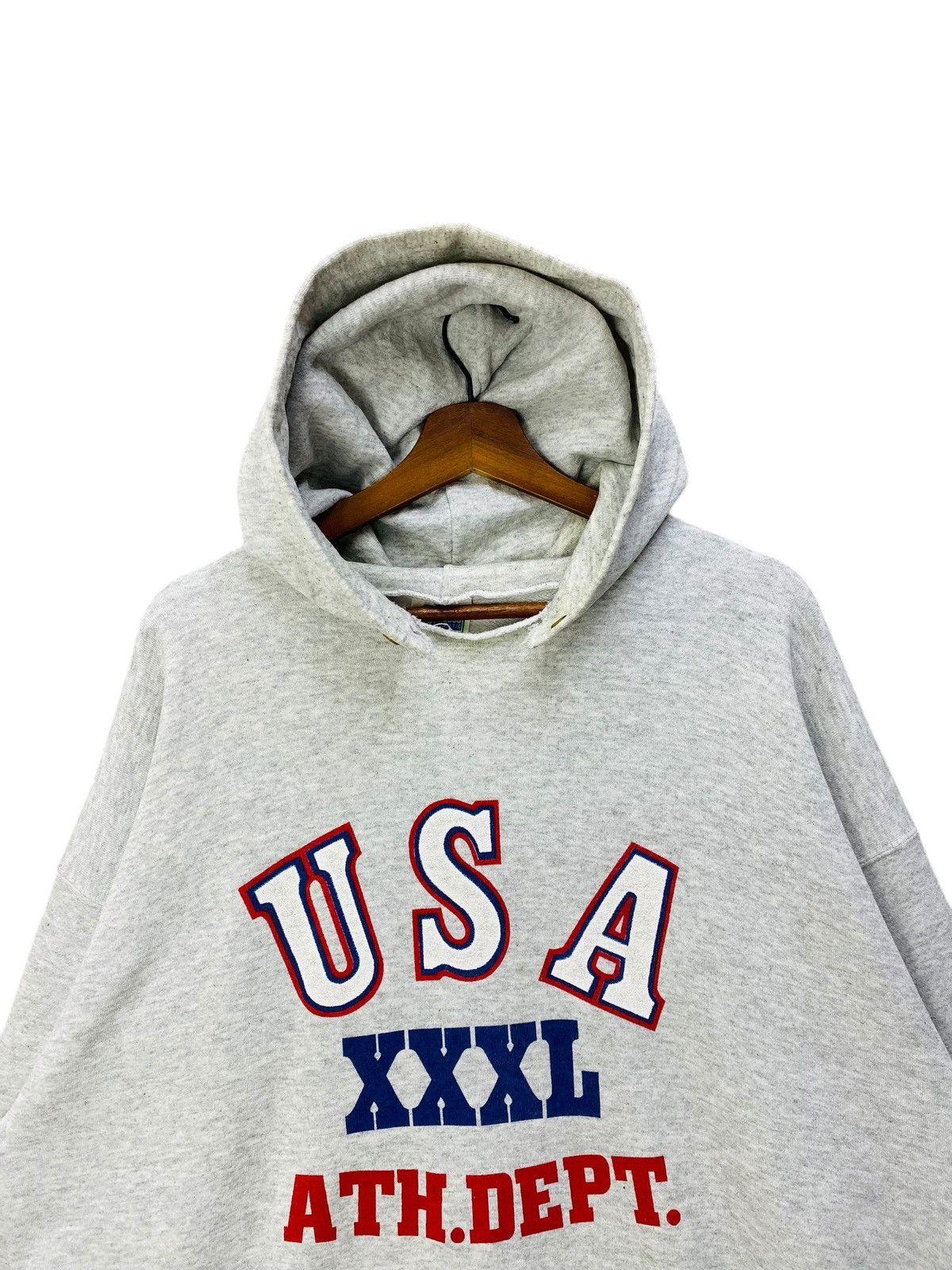 Vintage Vintage Discus Athletic Hoodie Spellout Made In USA Size 2XL Size US XXL / EU 58 / 5 - 2 Thumbnail