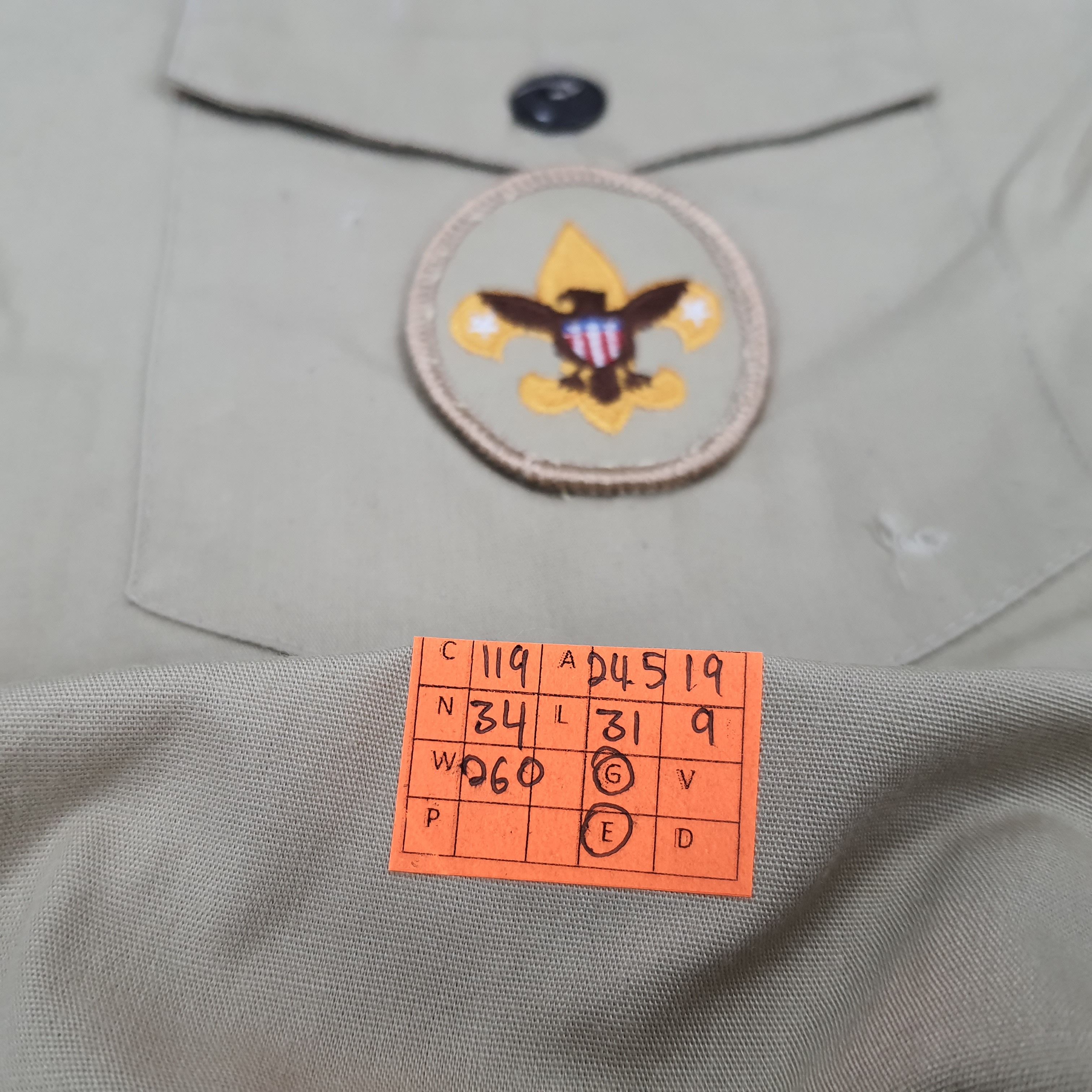 Vintage Vintage Boy Scouts America Uniform Shirt Size US L / EU 52-54 / 3 - 8 Thumbnail