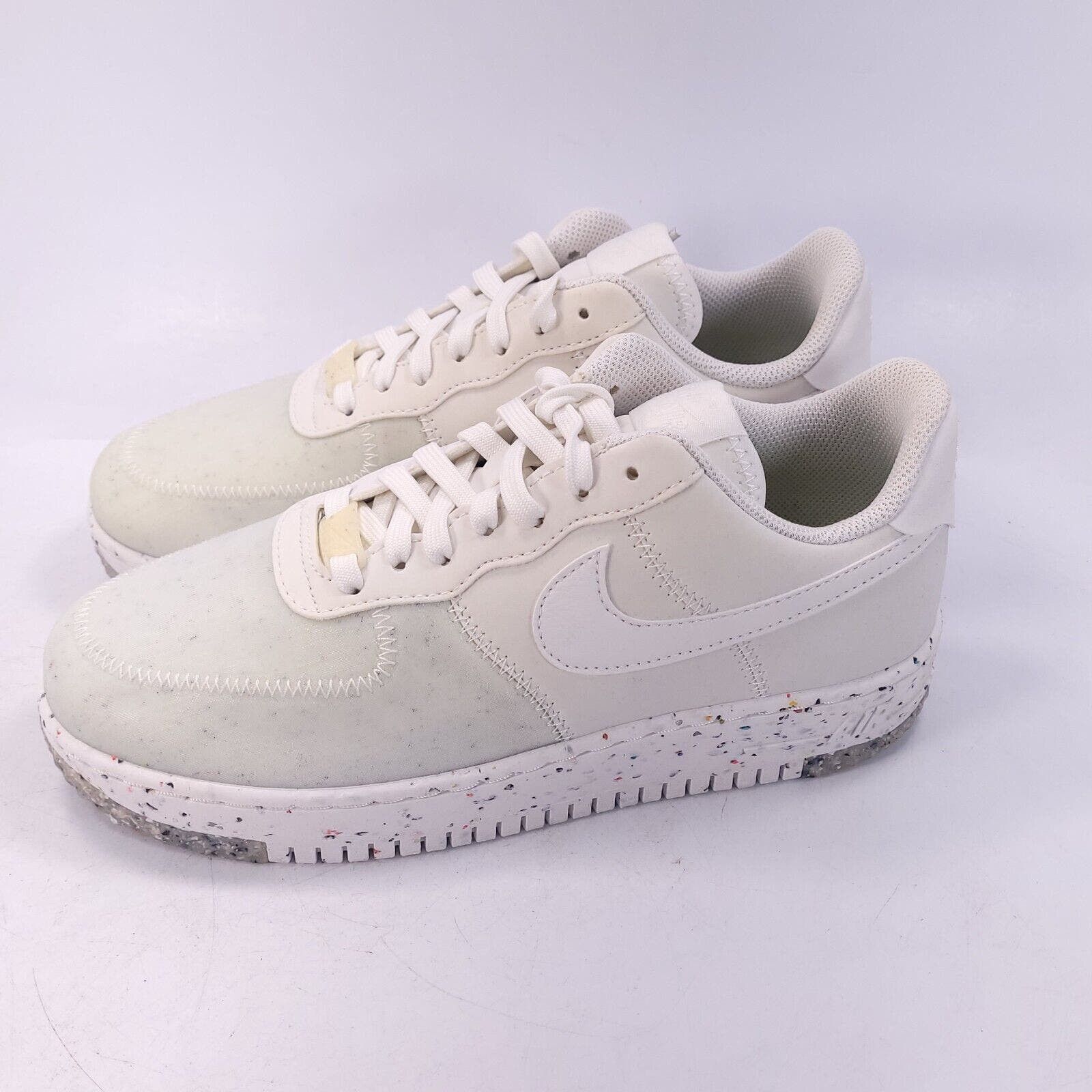 image of Nike Air Force 1 Crater Shoe Womens Size 8 Ct1986-100 White
