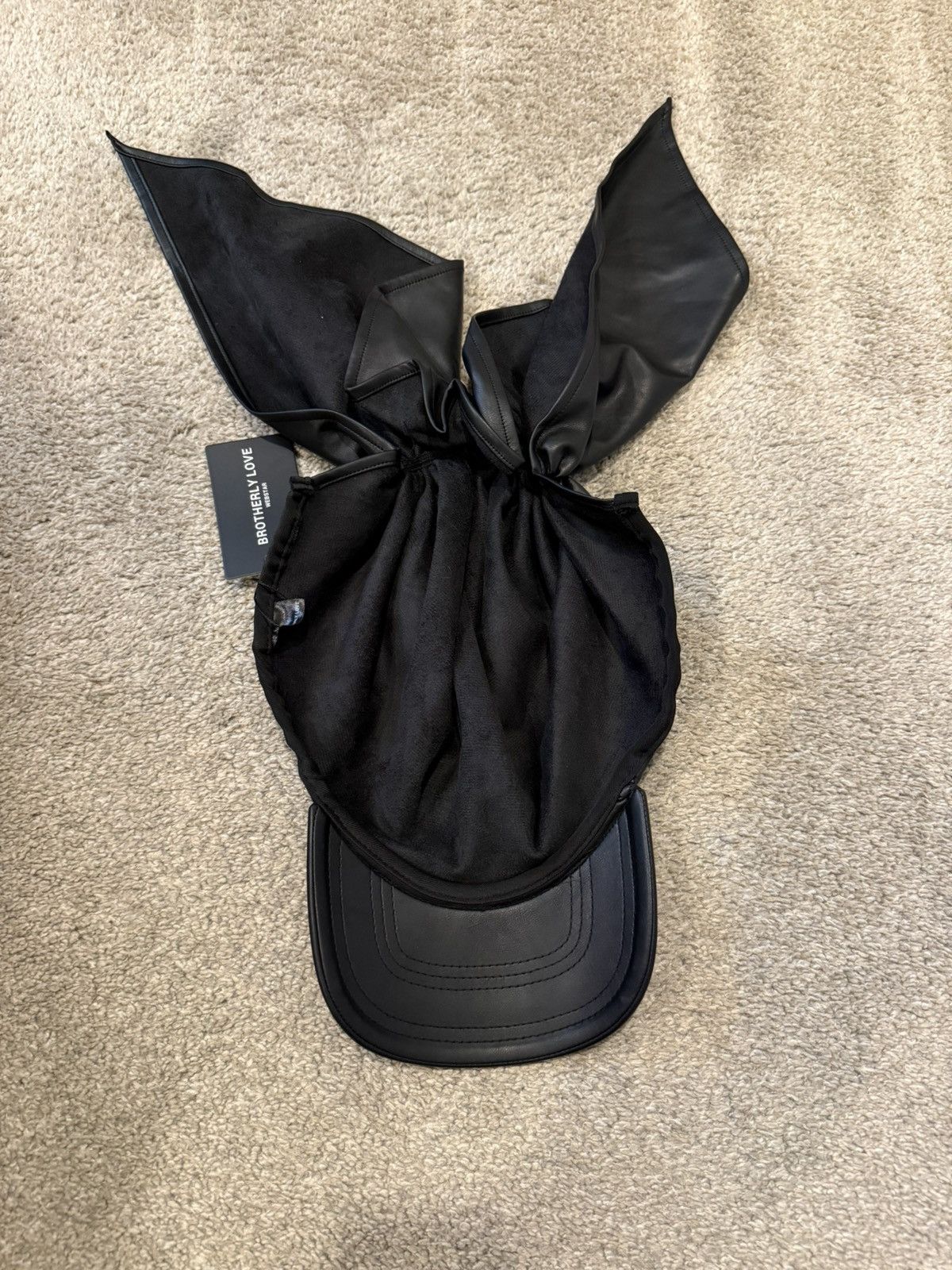 Brotherly Love BROTHERLY LOVE TEAM ADI LEATHER TIEABLE HEAD SCARF CAP Size ONE SIZE - 3 Thumbnail