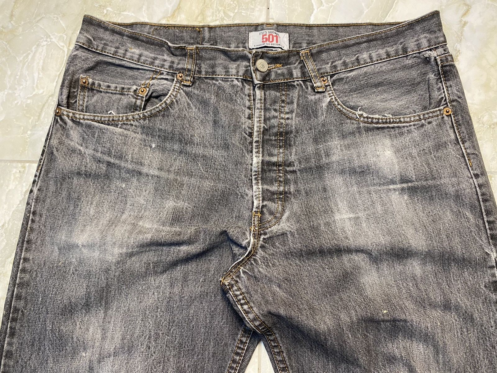 Levi's × Vintage Levis 501 Button Fly Size US 36 / EU 52 - 12 Thumbnail