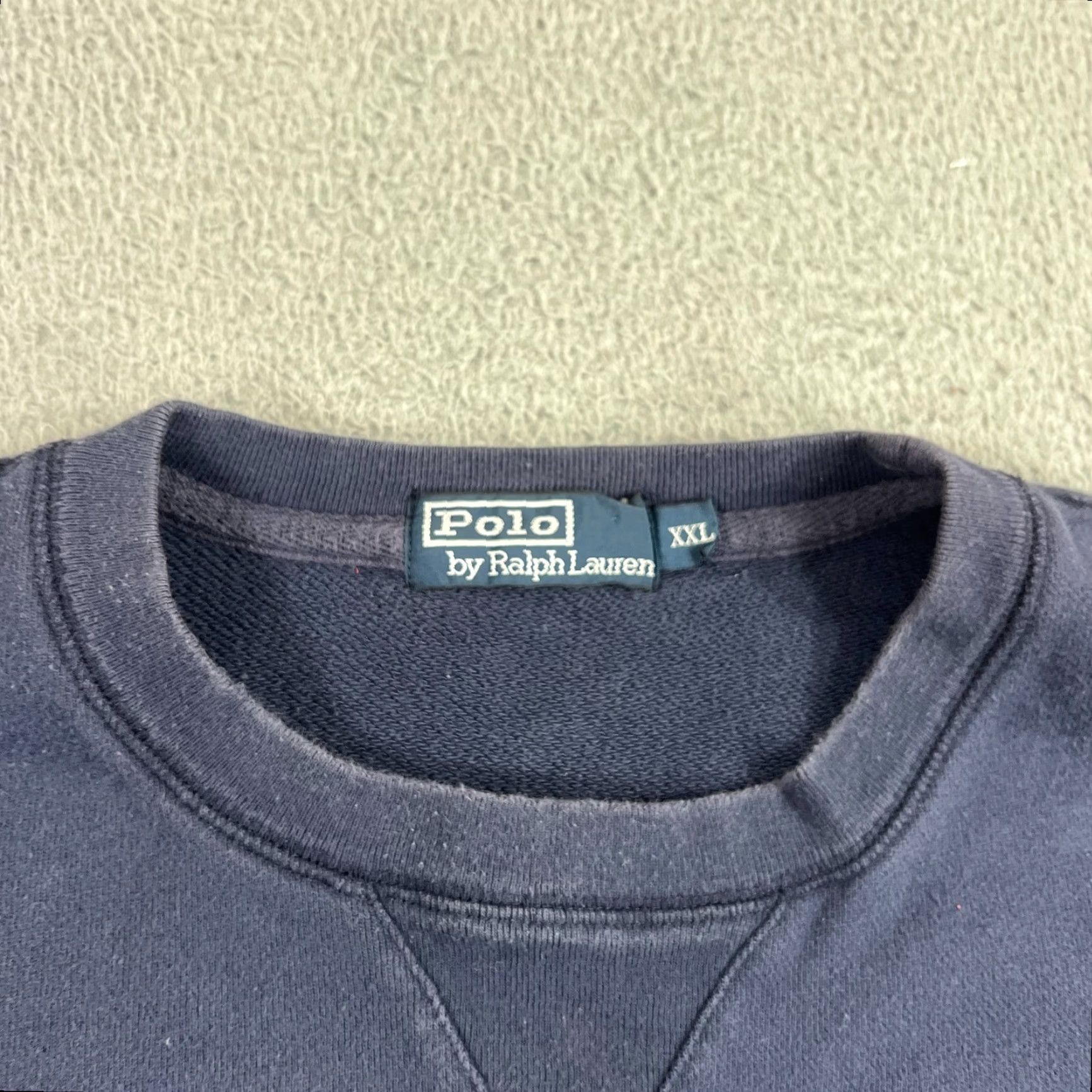 Polo Ralph Lauren VINTAGE Polo Ralph Lauren Logo Blue Pony Crewneck Sweatshirt Mens XXL Heavy Size US XXL / EU 58 / 5 - 5 Thumbnail