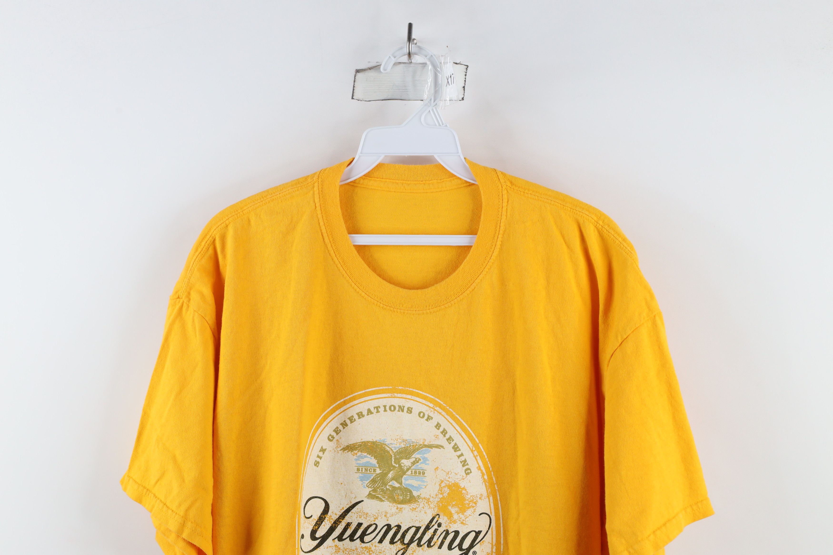Vintage Vintage Out Yuengling Golden Pilsner Beer T-Shirt Yellow Size US XL / EU 56 / 4 - 2 Thumbnail